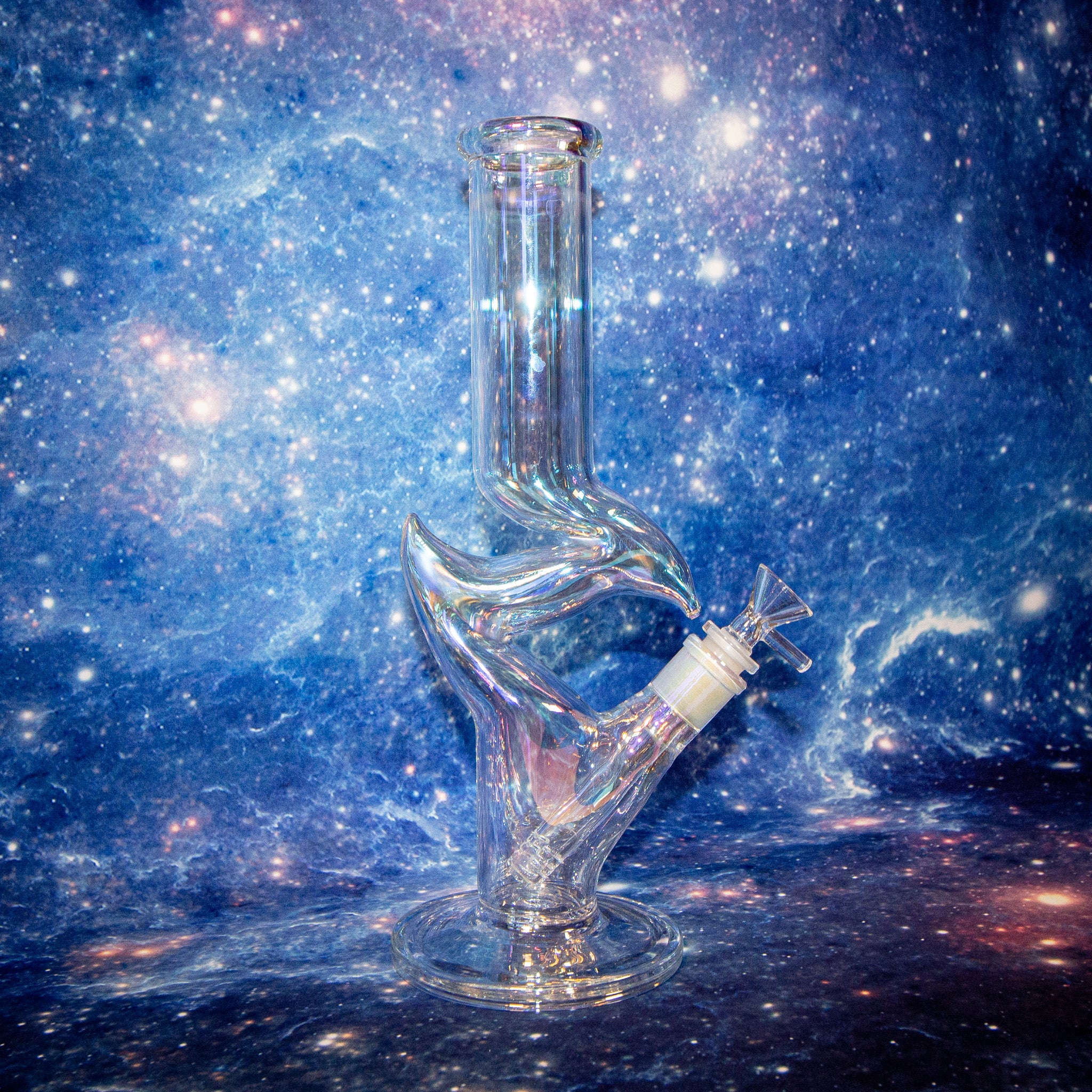 Crystal Water Pipe- Iridescent – Shop Burning Love