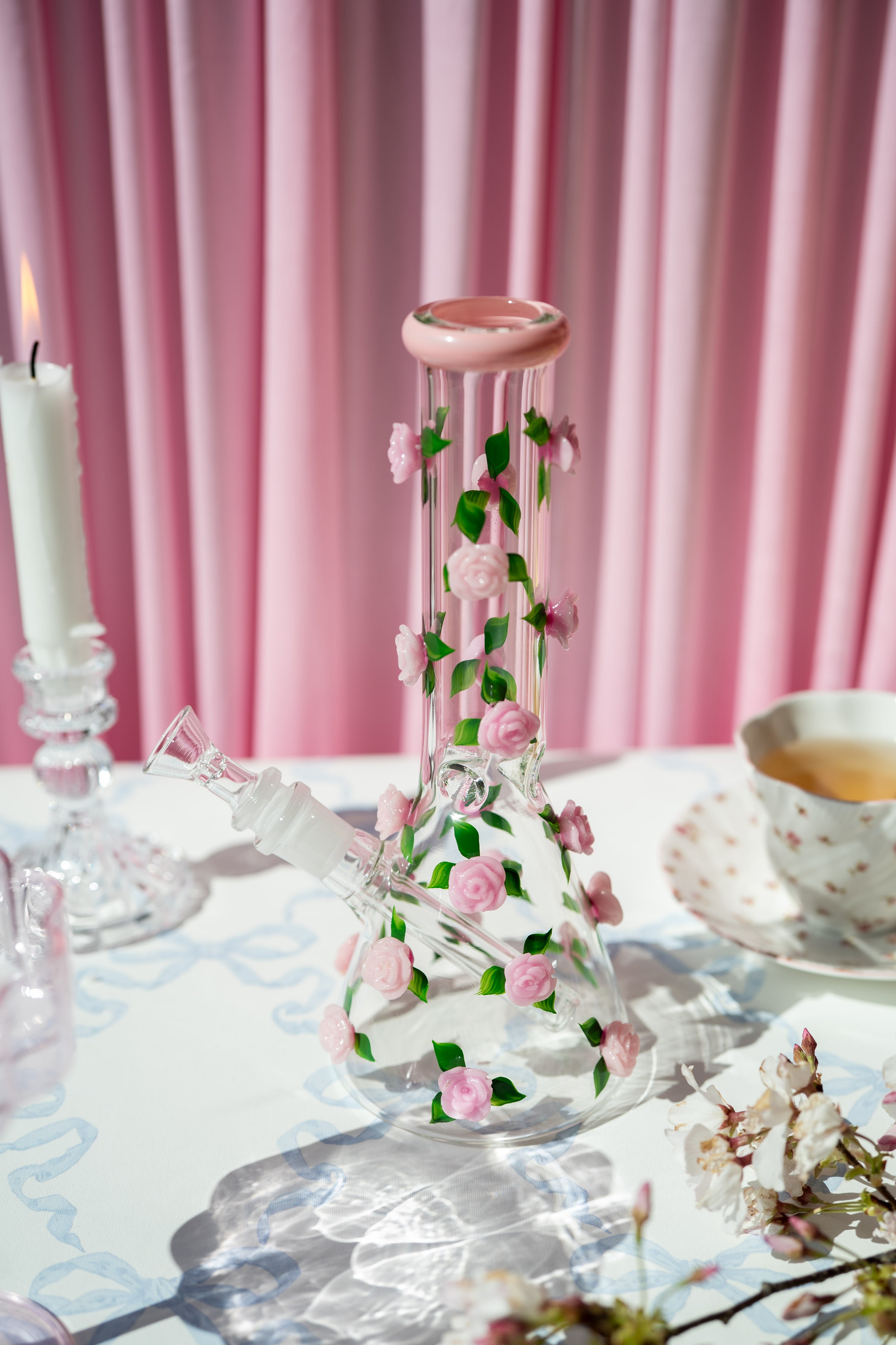 Rosette Beaker Bong