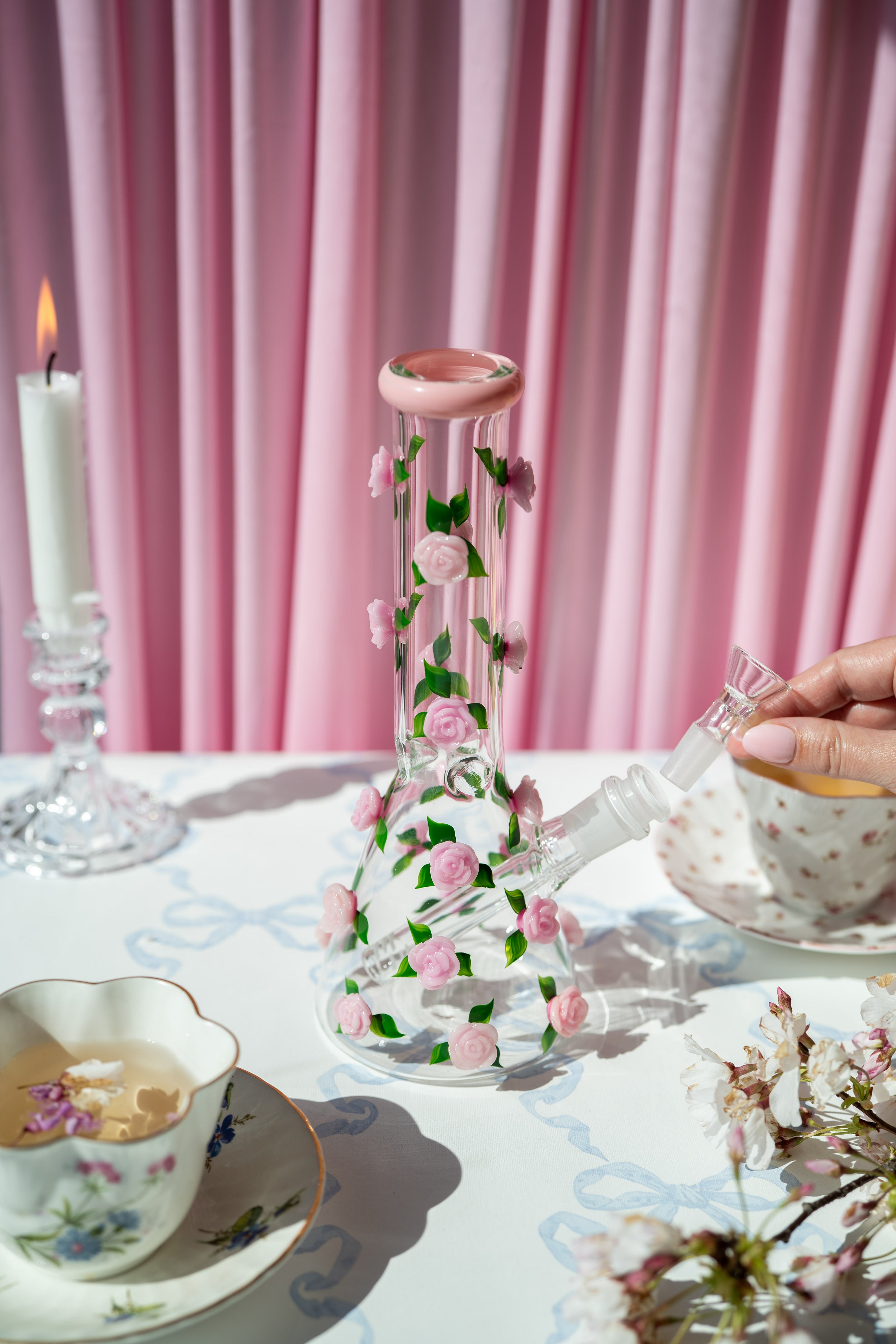 Rosette Beaker Bong