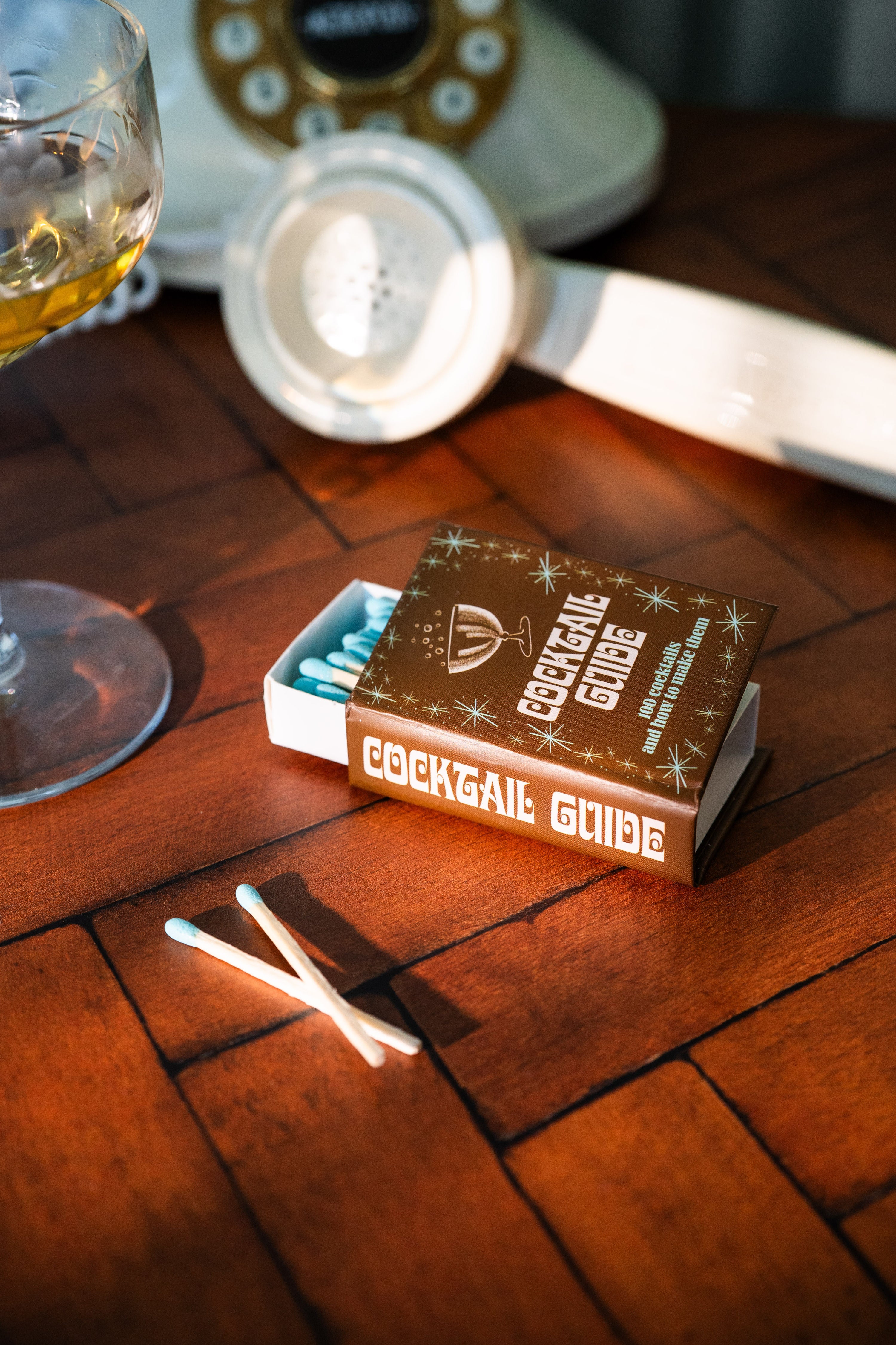 Cocktail Guide Book Matches