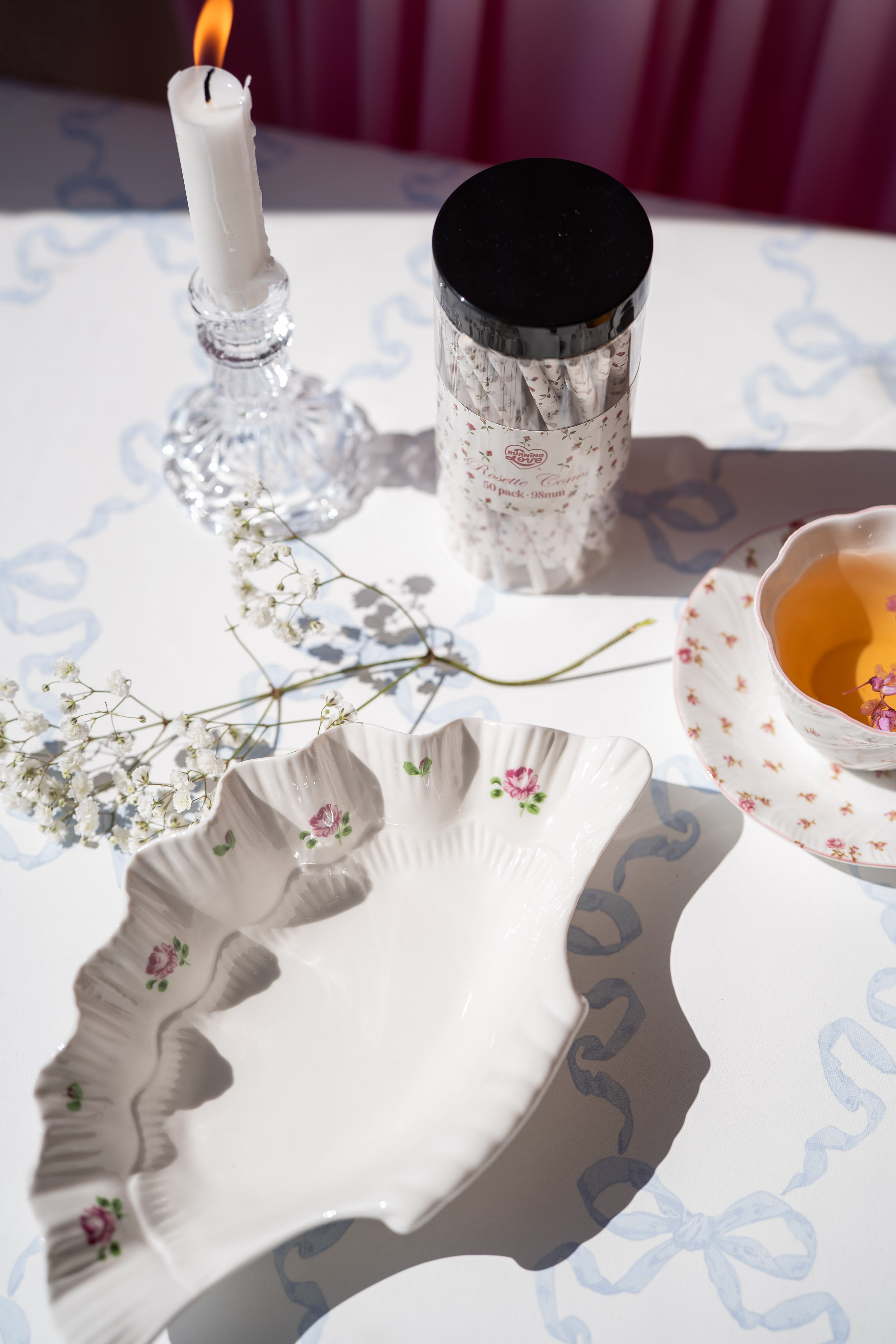 Floral Shell Ash Tray
