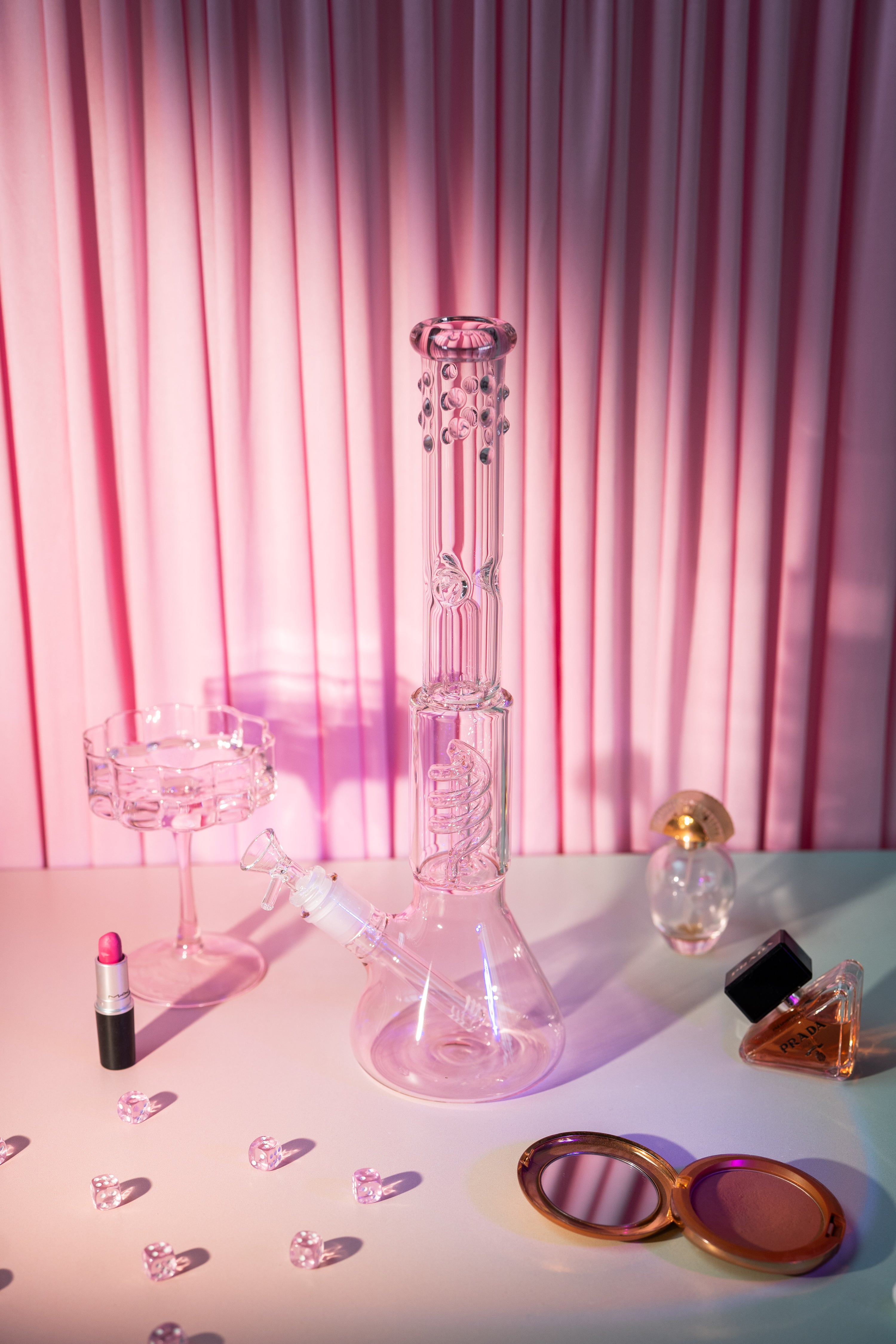 Bippity Boppity Beaker Bong- Pink