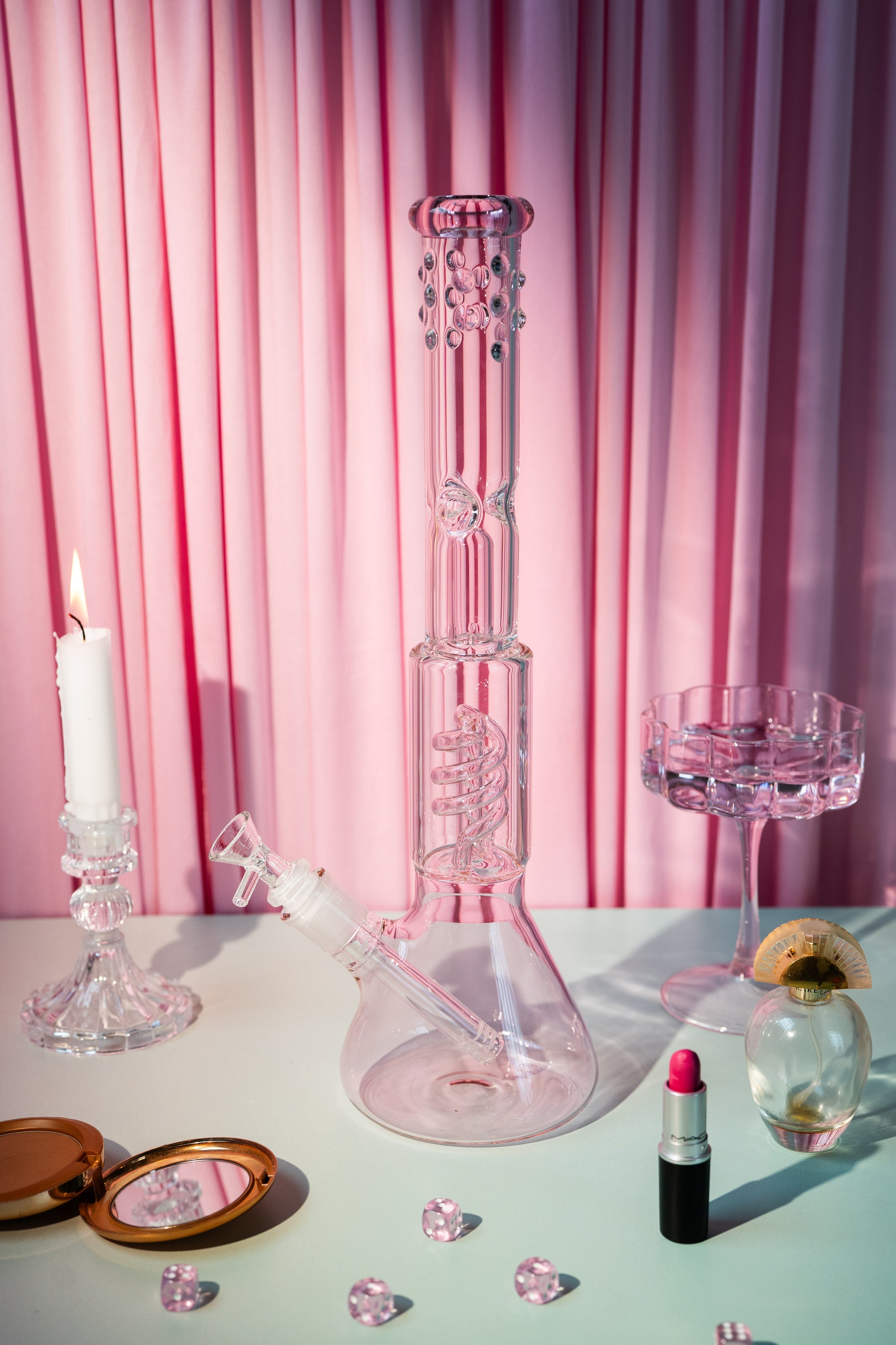 Bippity Boppity Beaker Bong- Pink