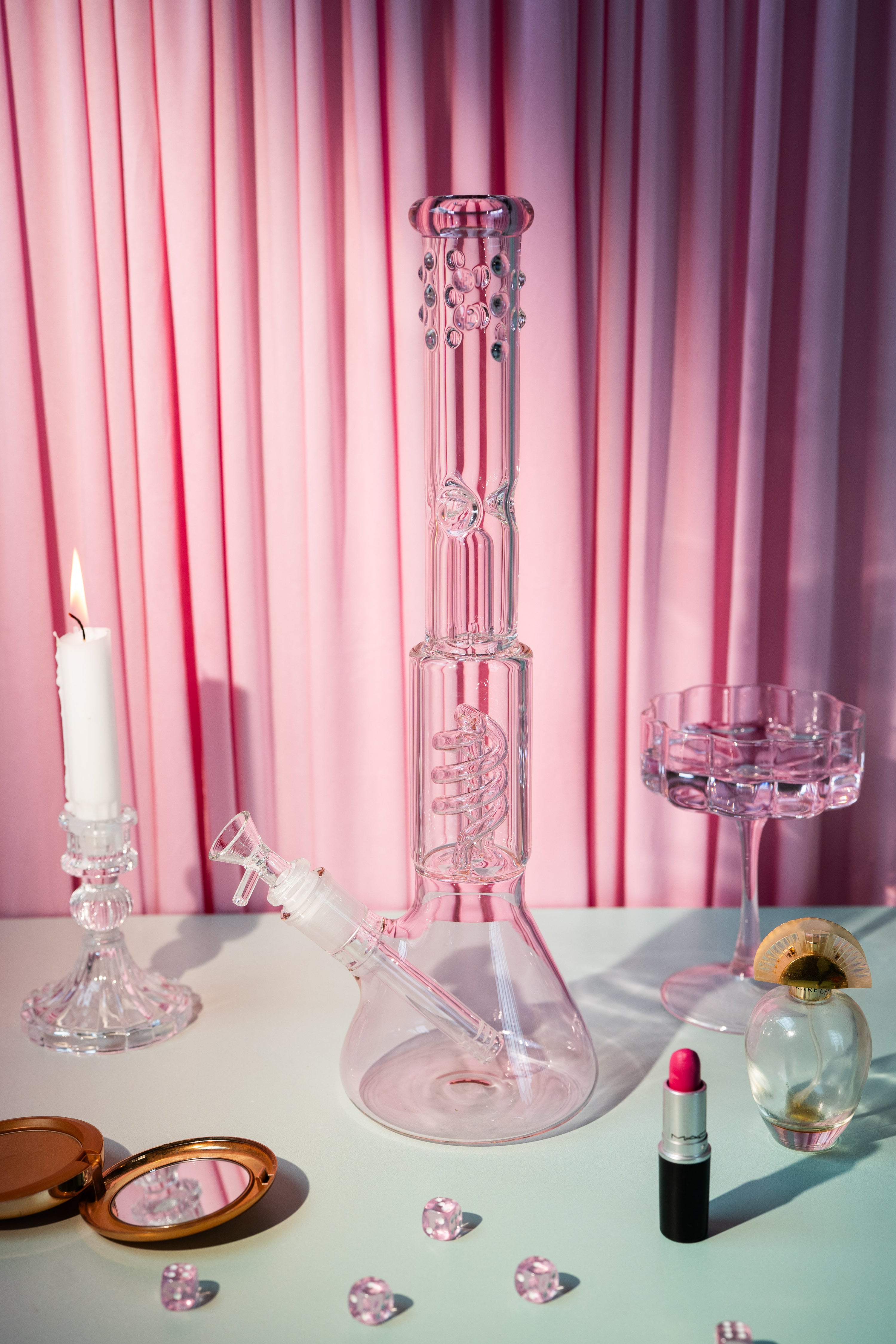 Bippity Boppity Beaker Bong- Pink