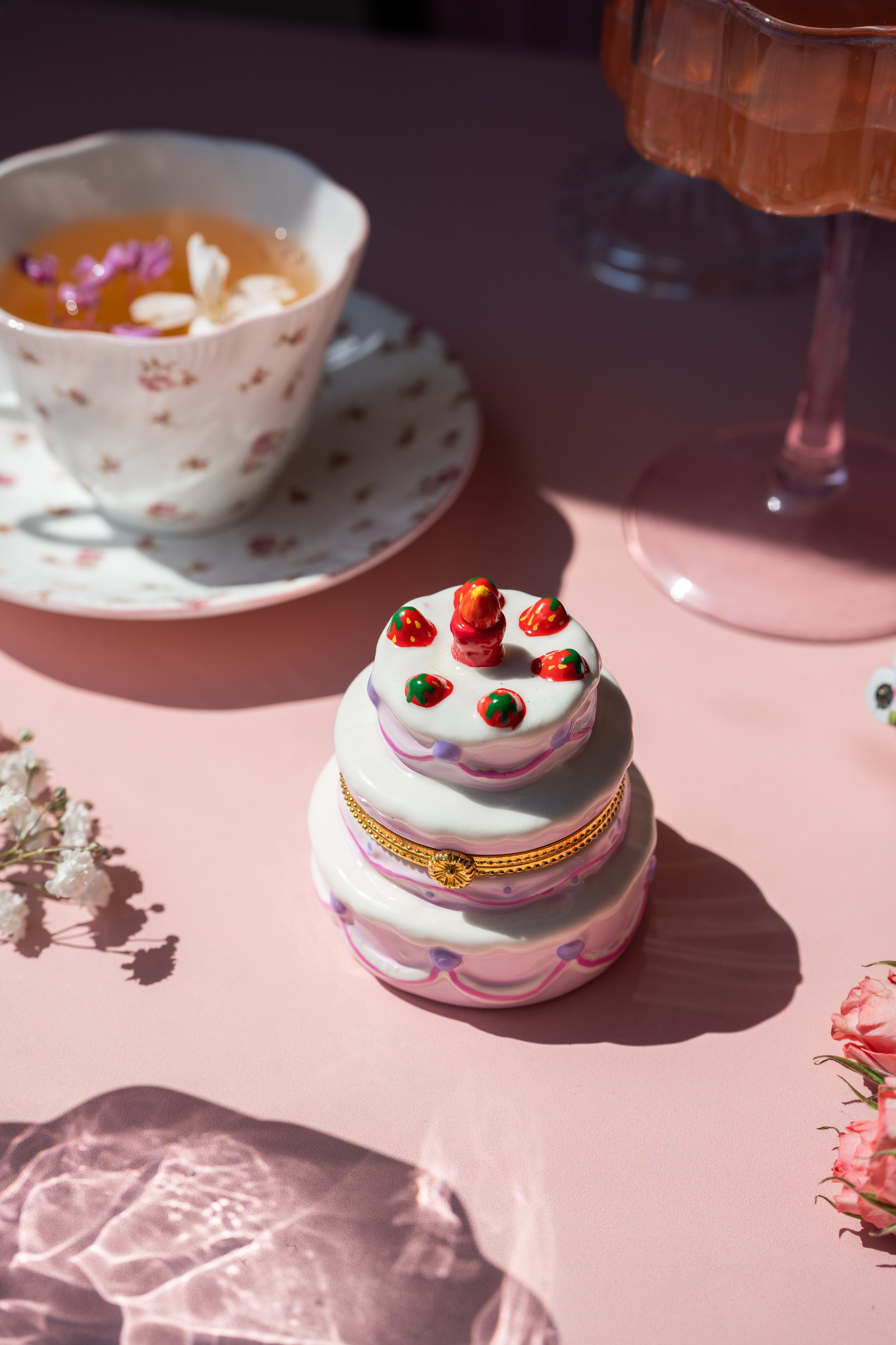 Strawberry Cake Trinket Box