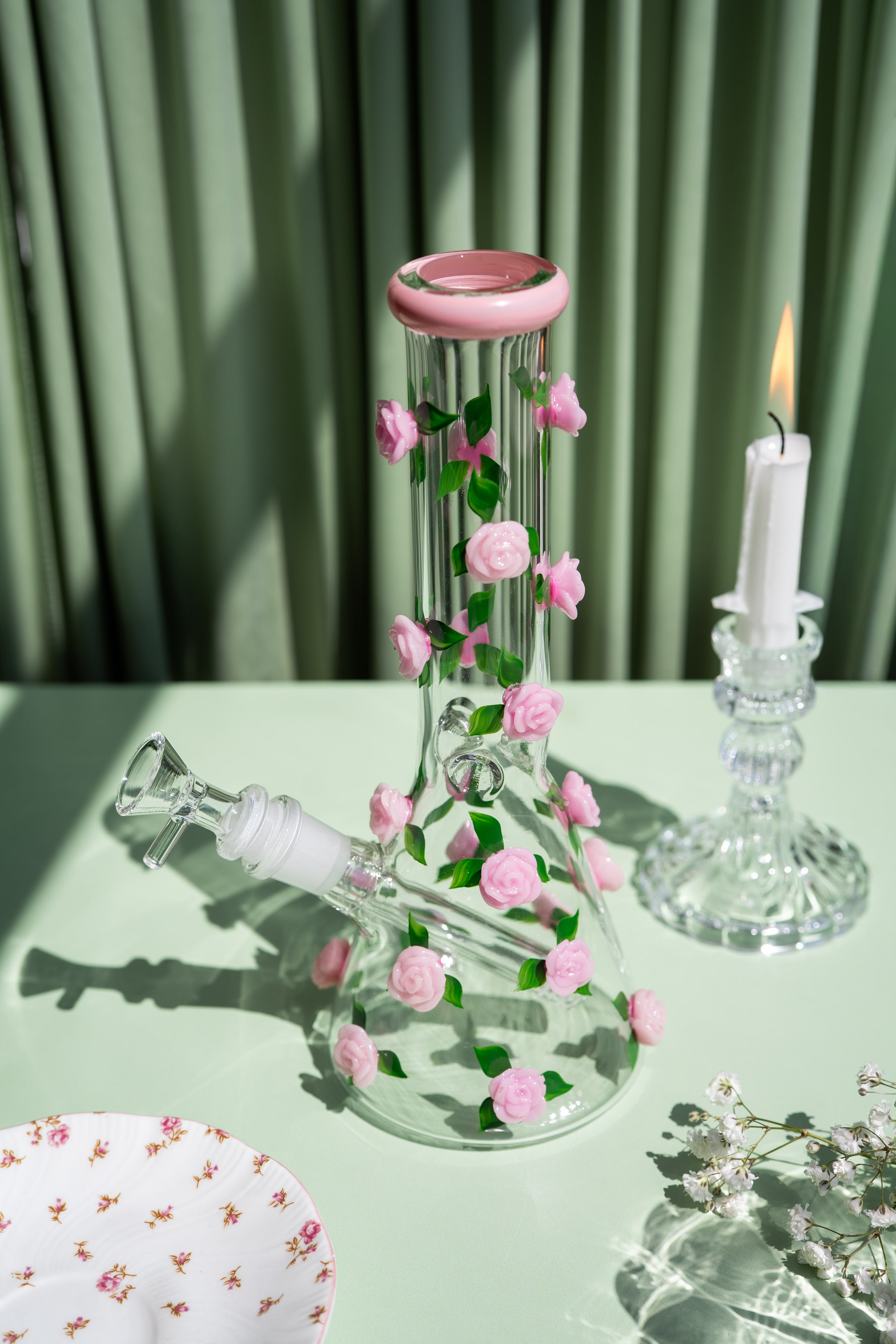 Rosette Beaker Bong