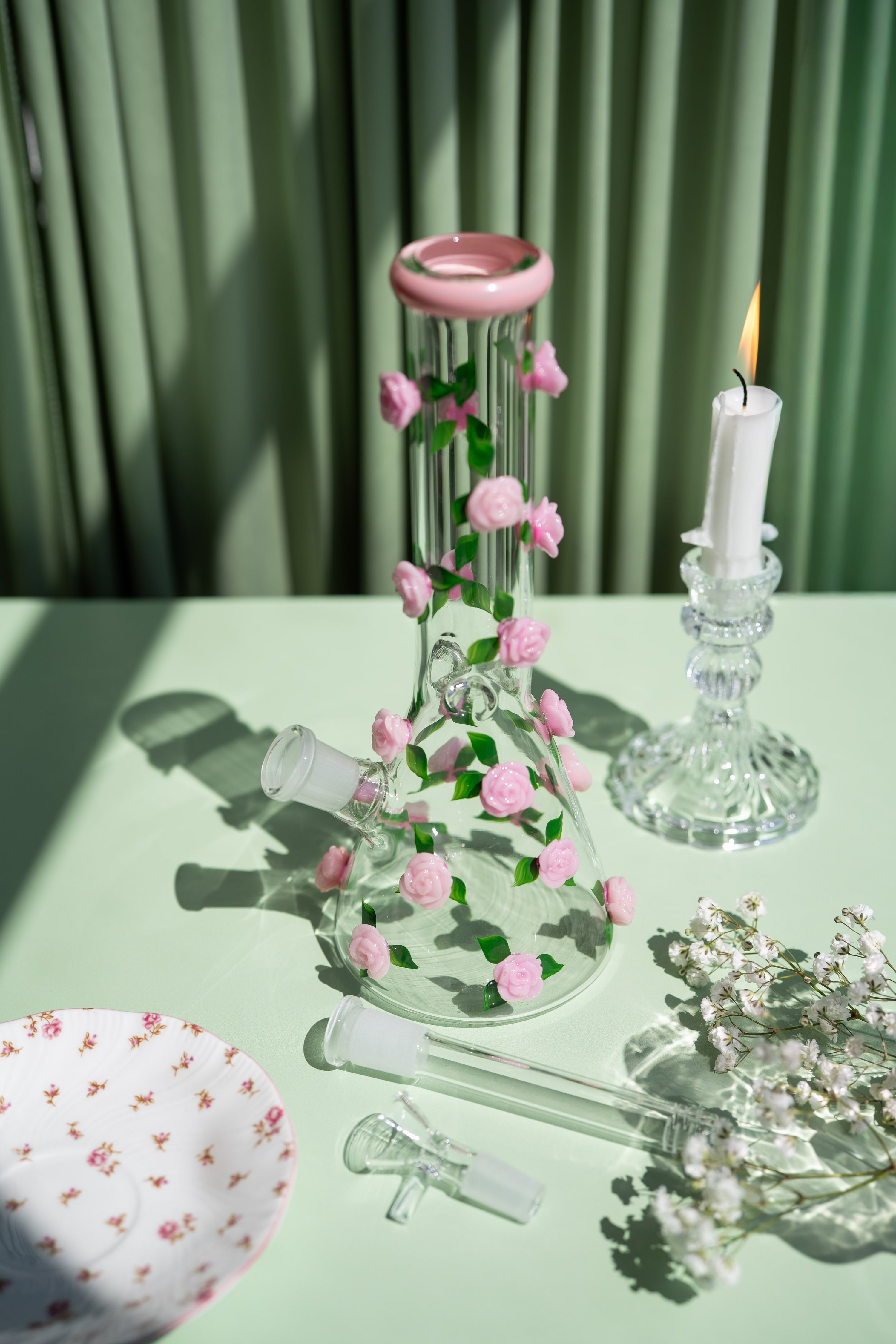Rosette Beaker Bong