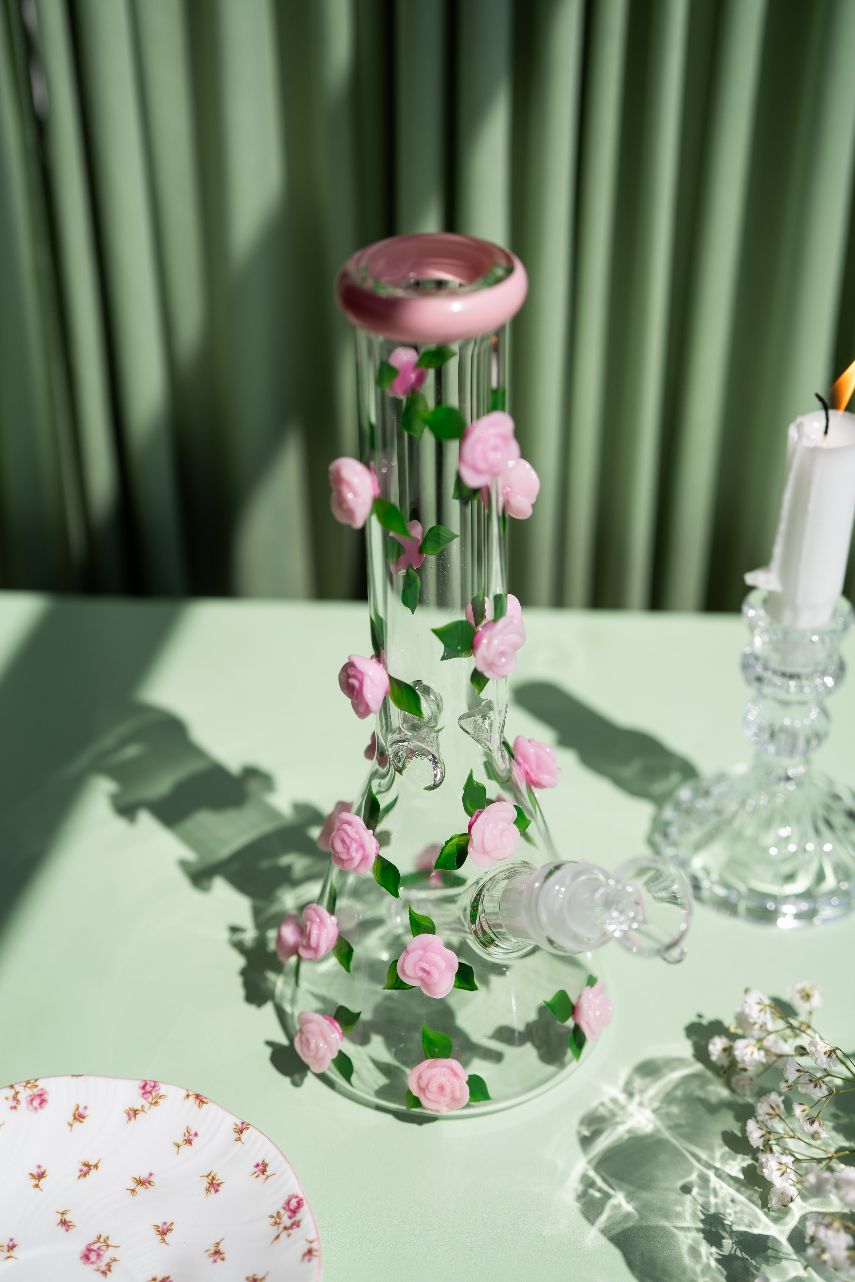 Rosette Beaker Bong