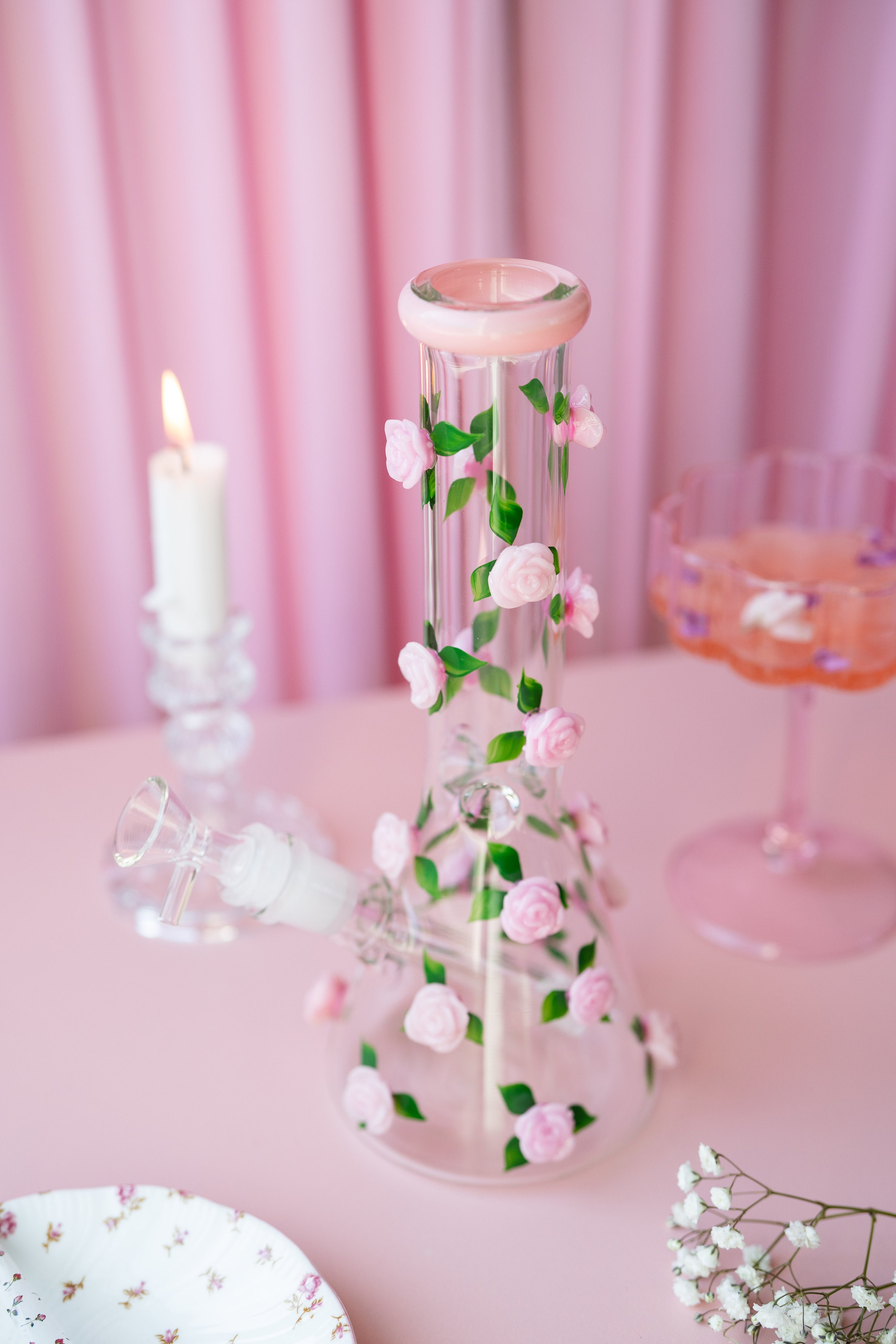 Rosette Beaker Bong