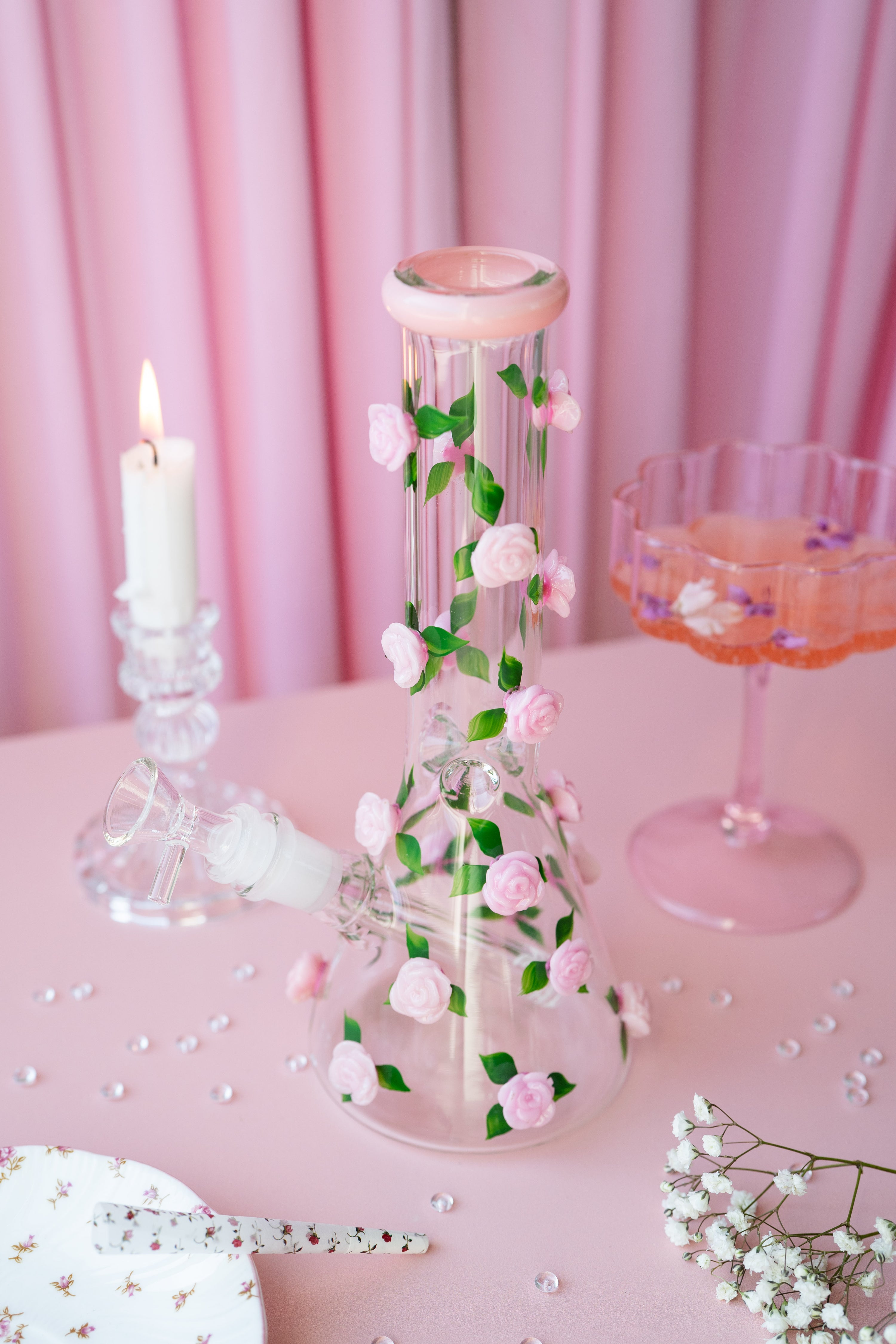 Rosette Beaker Bong