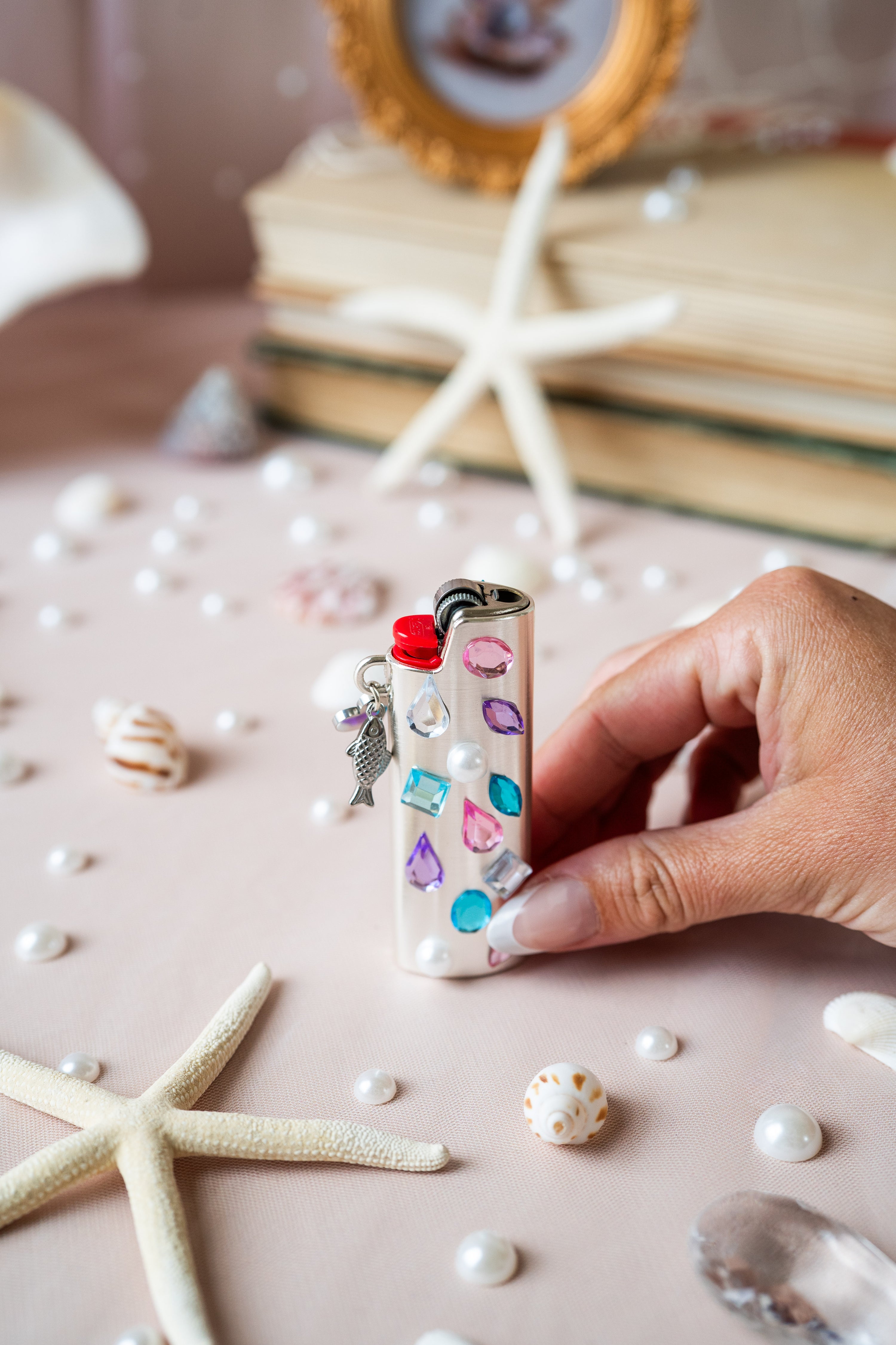Sea Glass Lighter Case