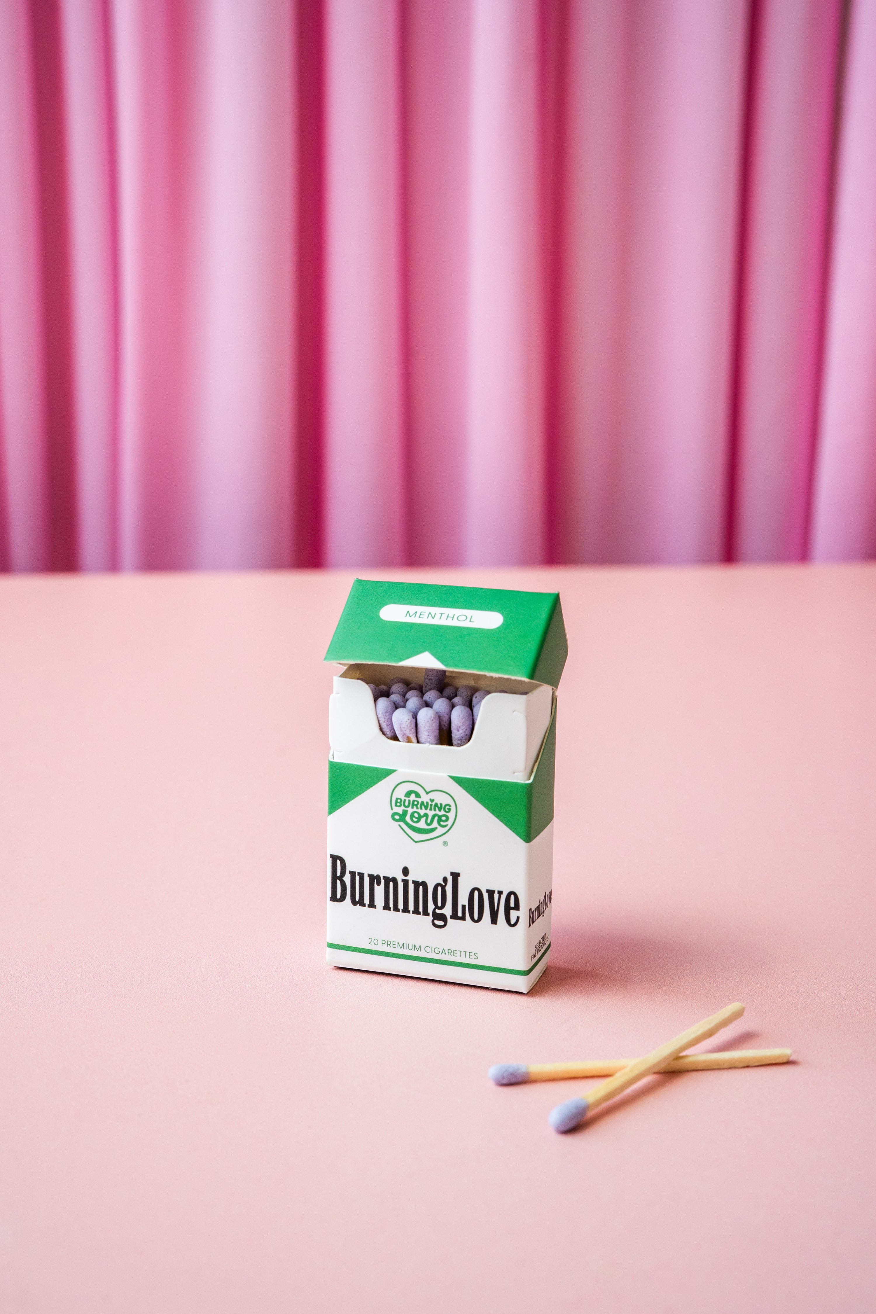Cig Box Matches- Menthol