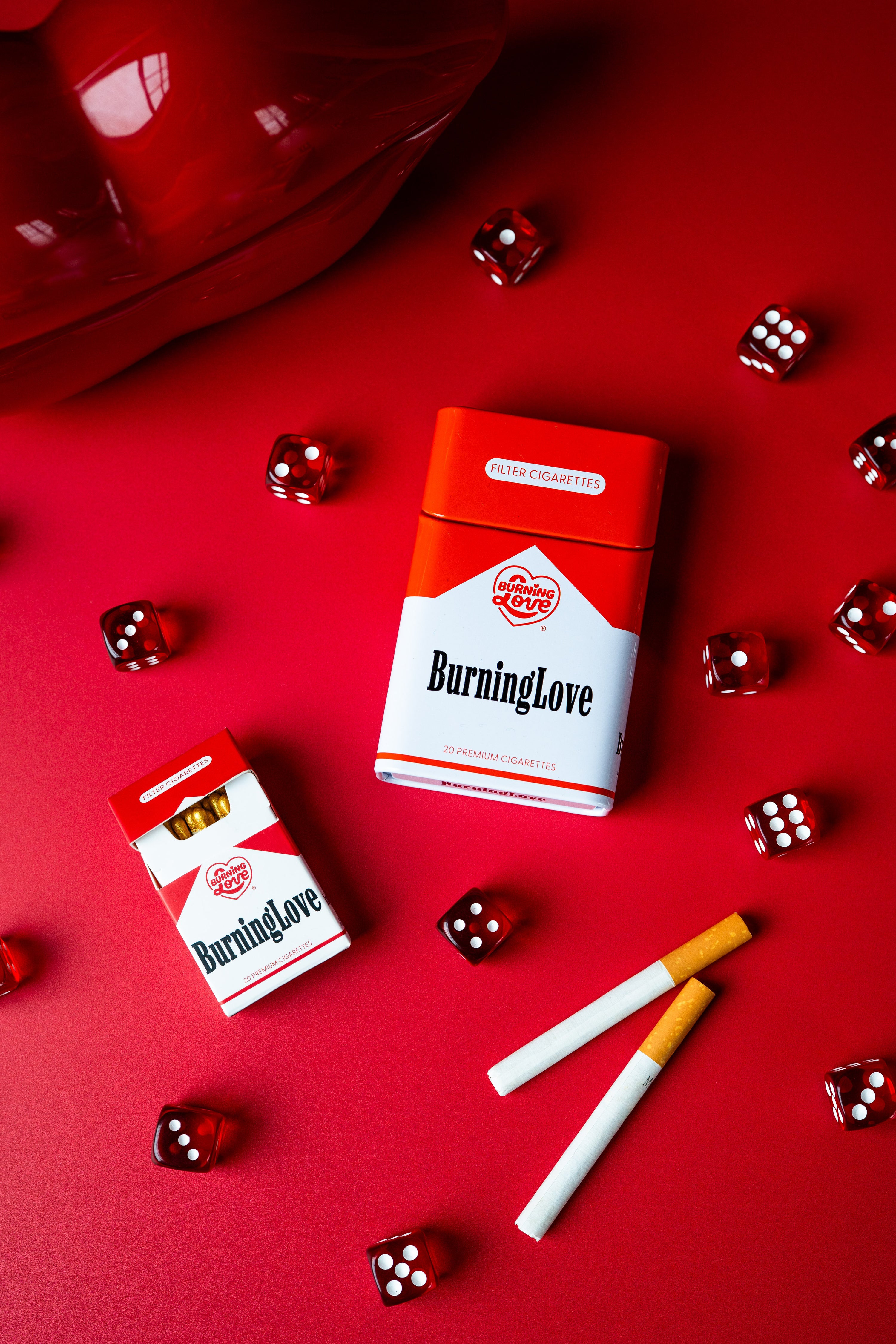 Tin Cig Case- Burning Love