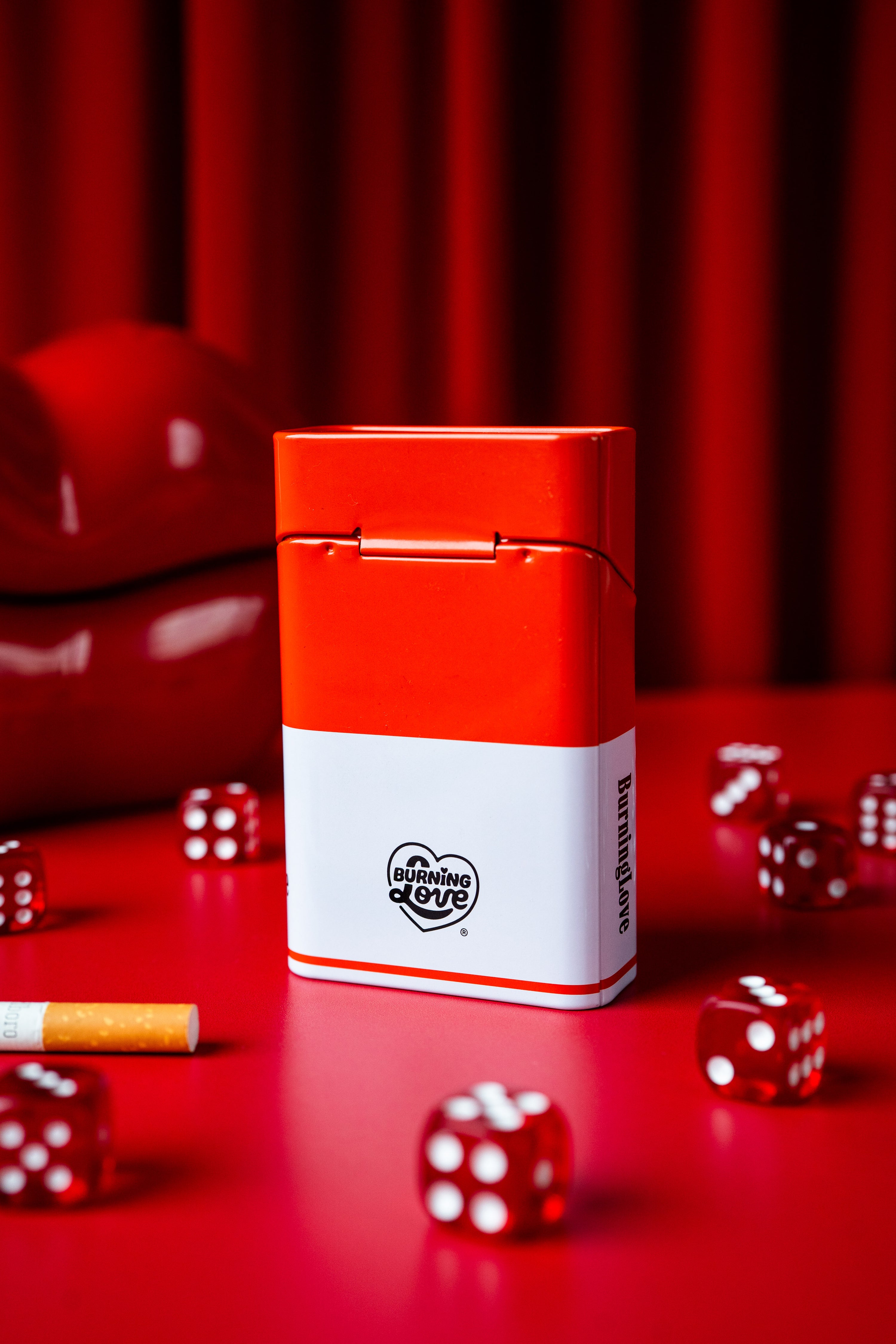Tin Cig Case- Burning Love