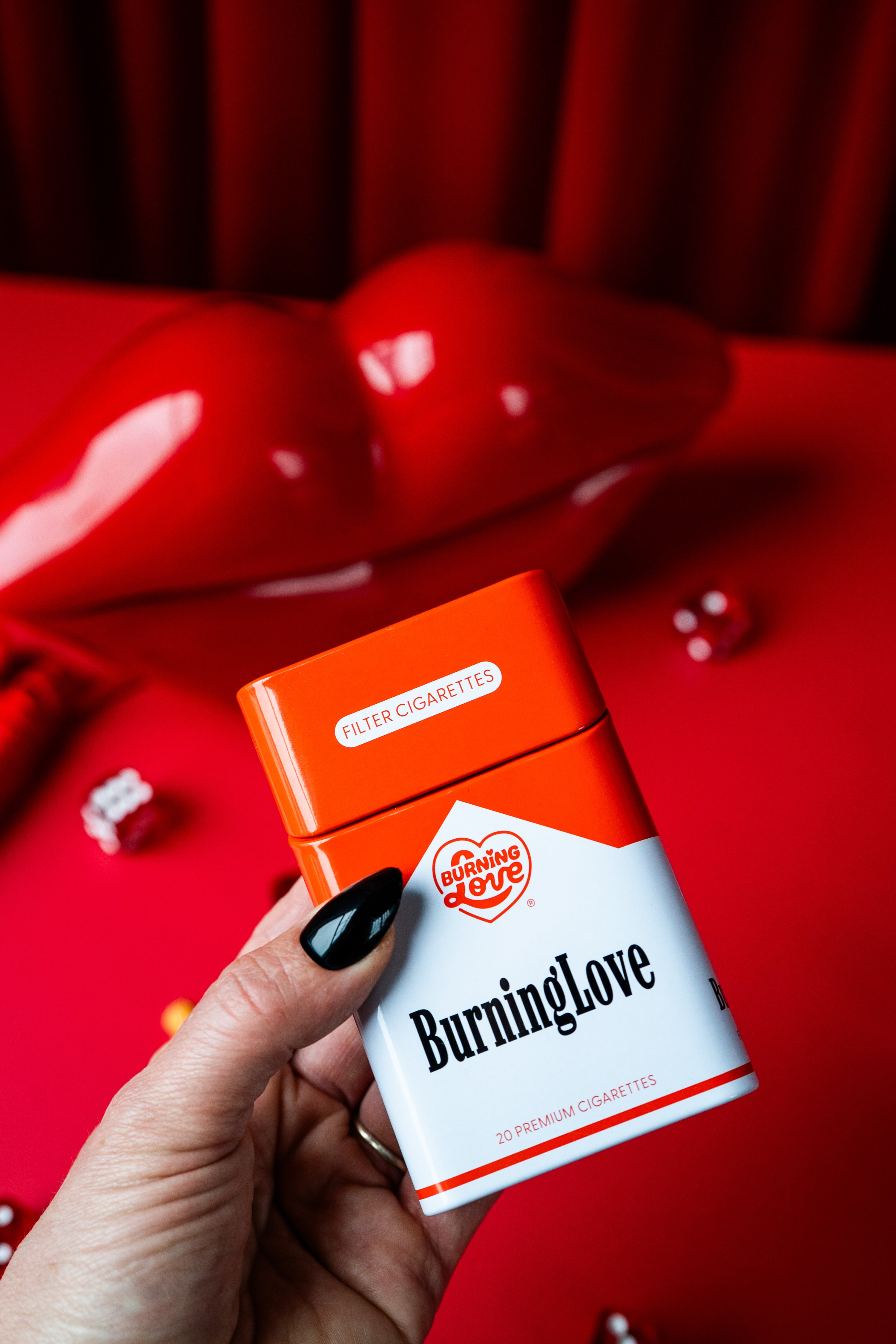 Tin Cig Case- Burning Love