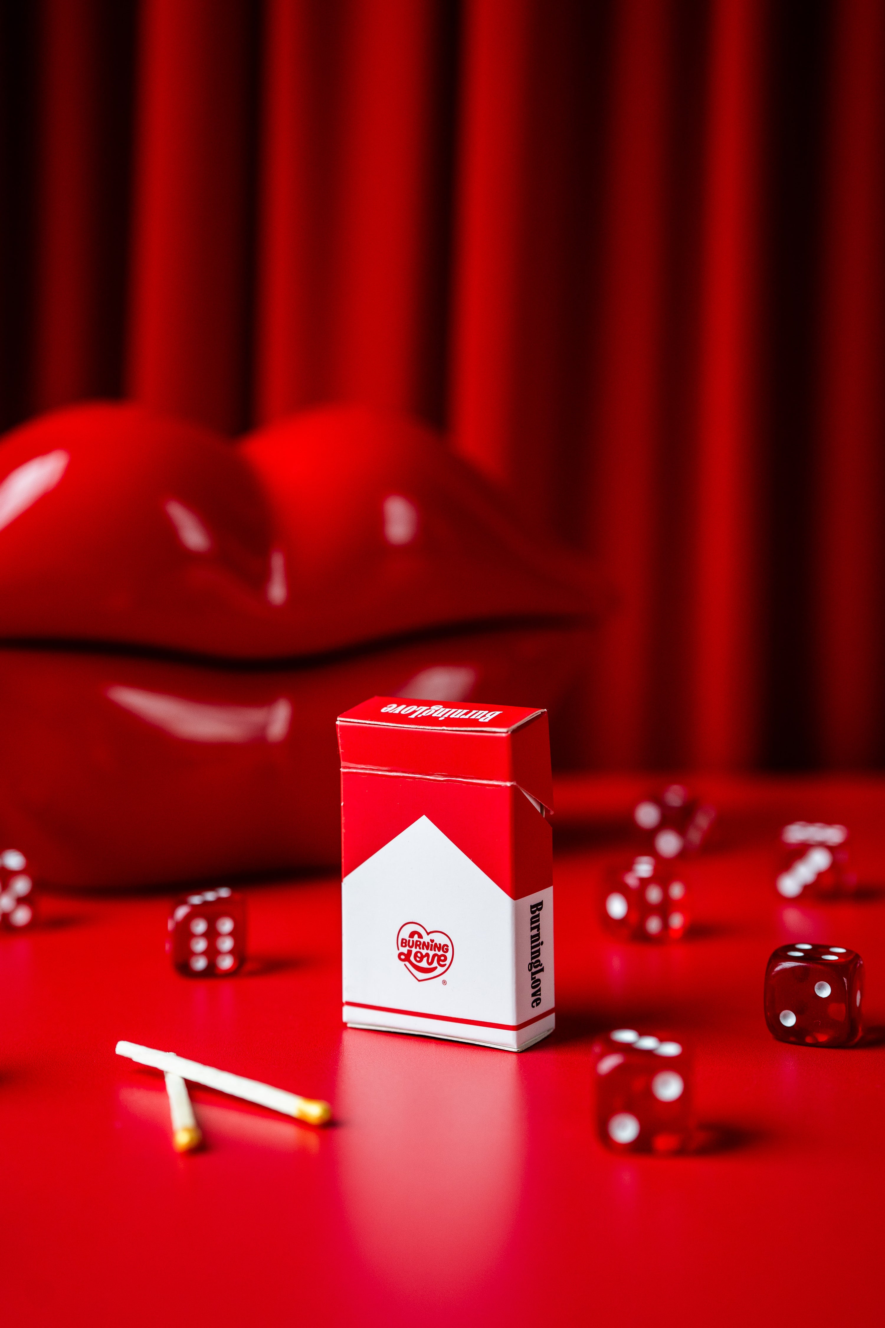 Cig Box Matches- Burning Love