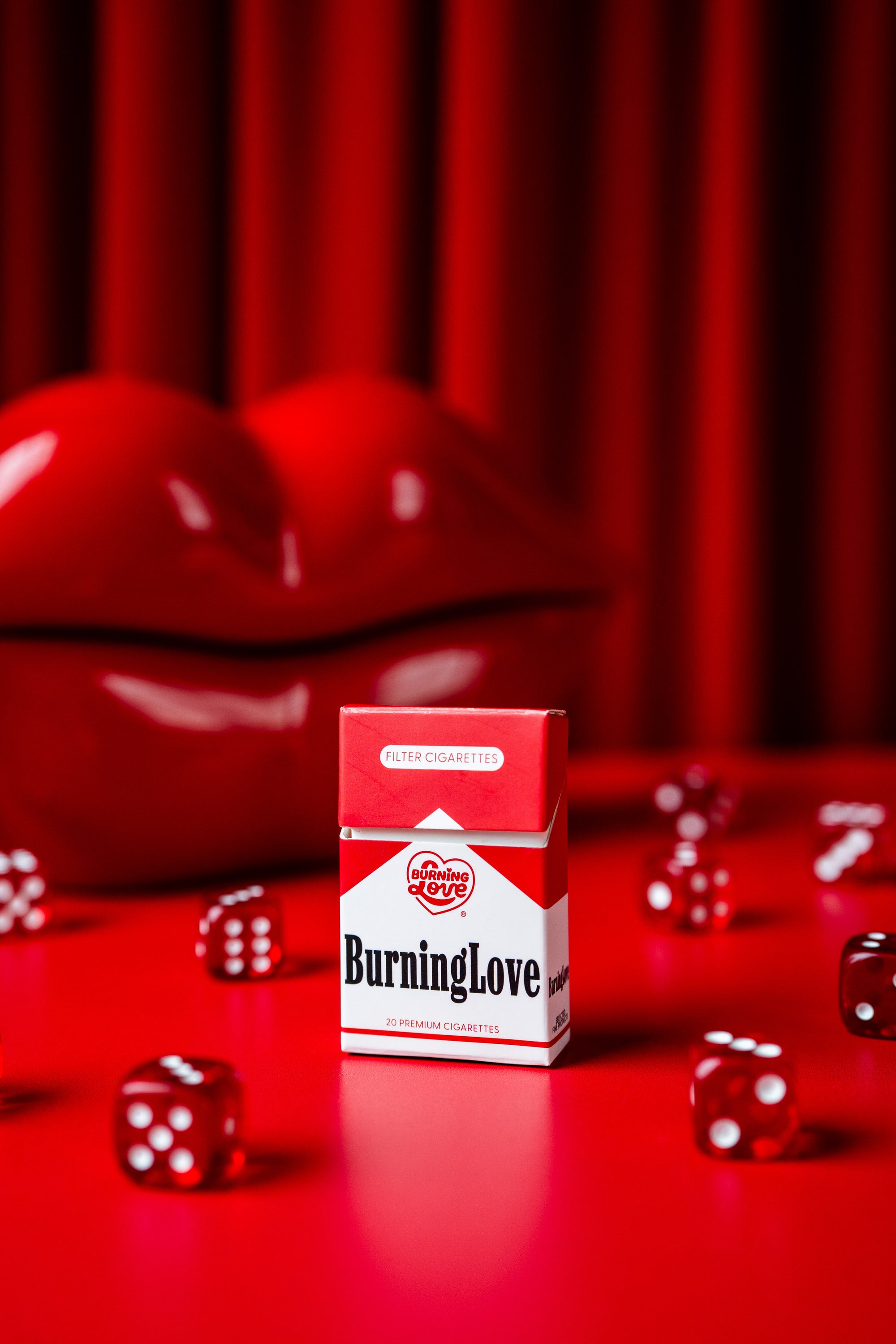 Cig Box Matches- Burning Love
