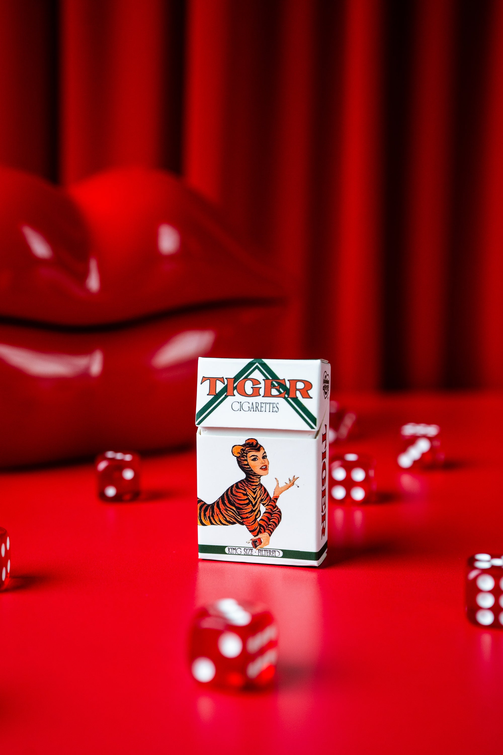 Cig Box Matches- Tiger