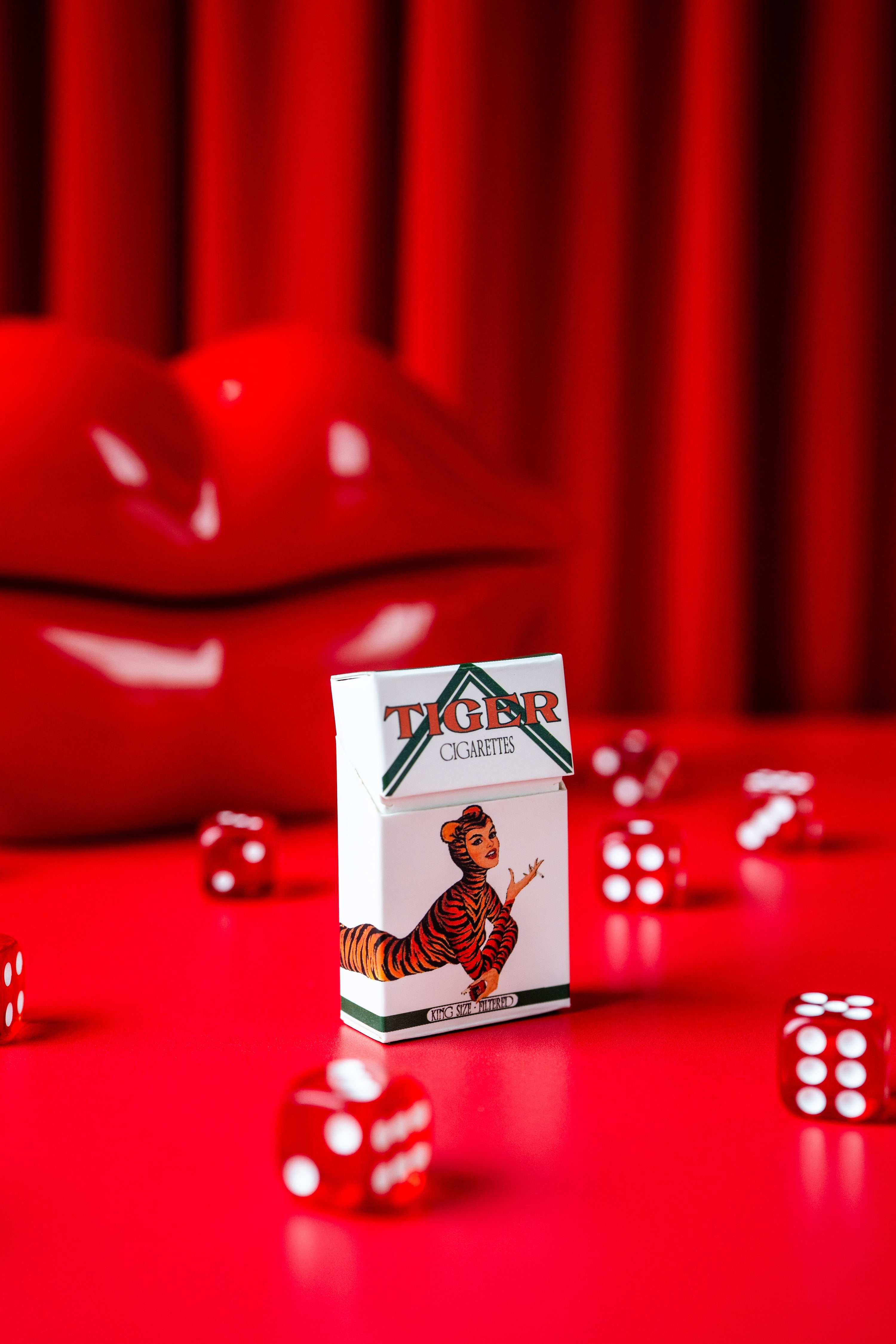 Cig Box Matches- Tiger