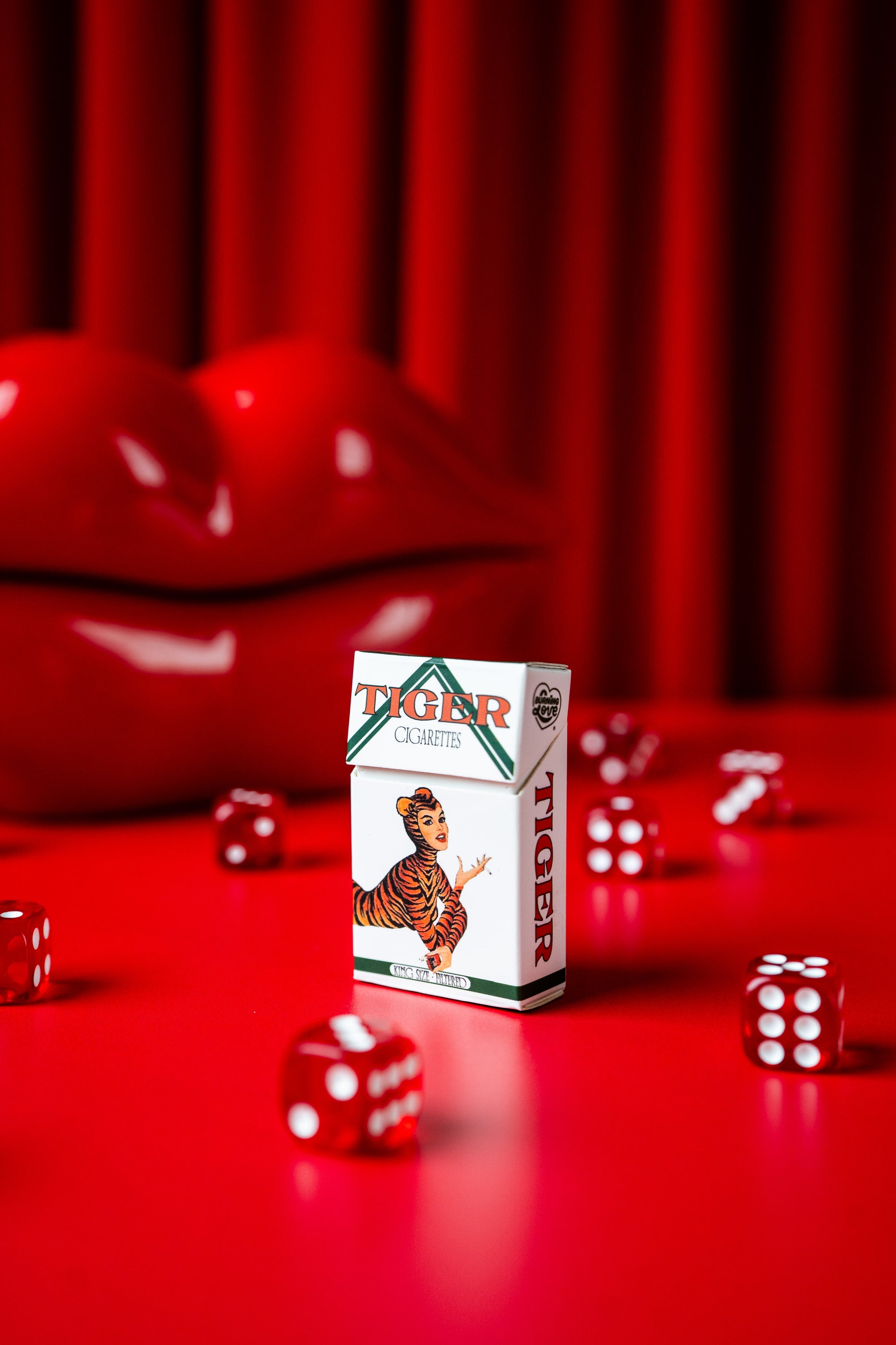 Cig Box Matches- Tiger