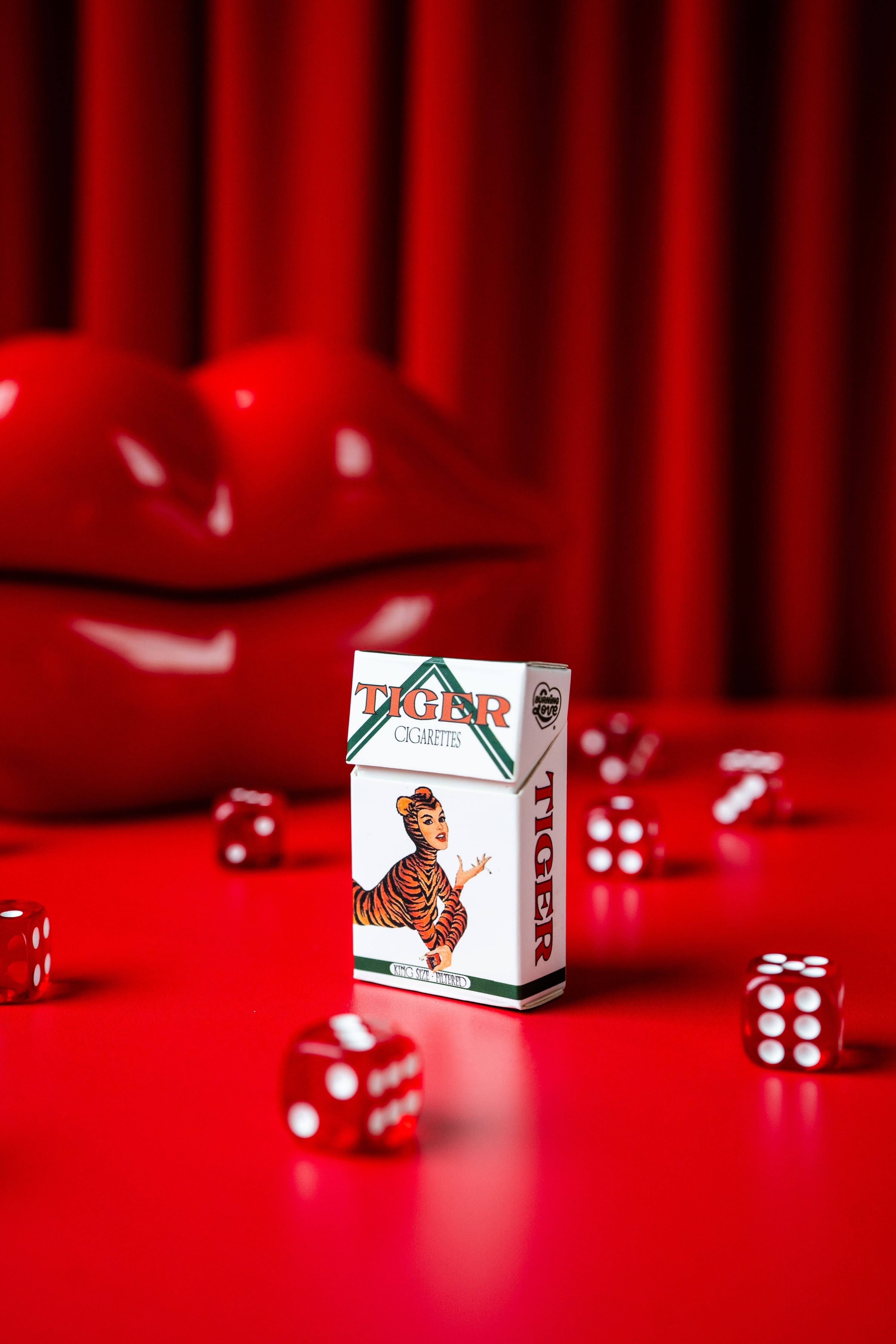 Cig Box Matches- Tiger