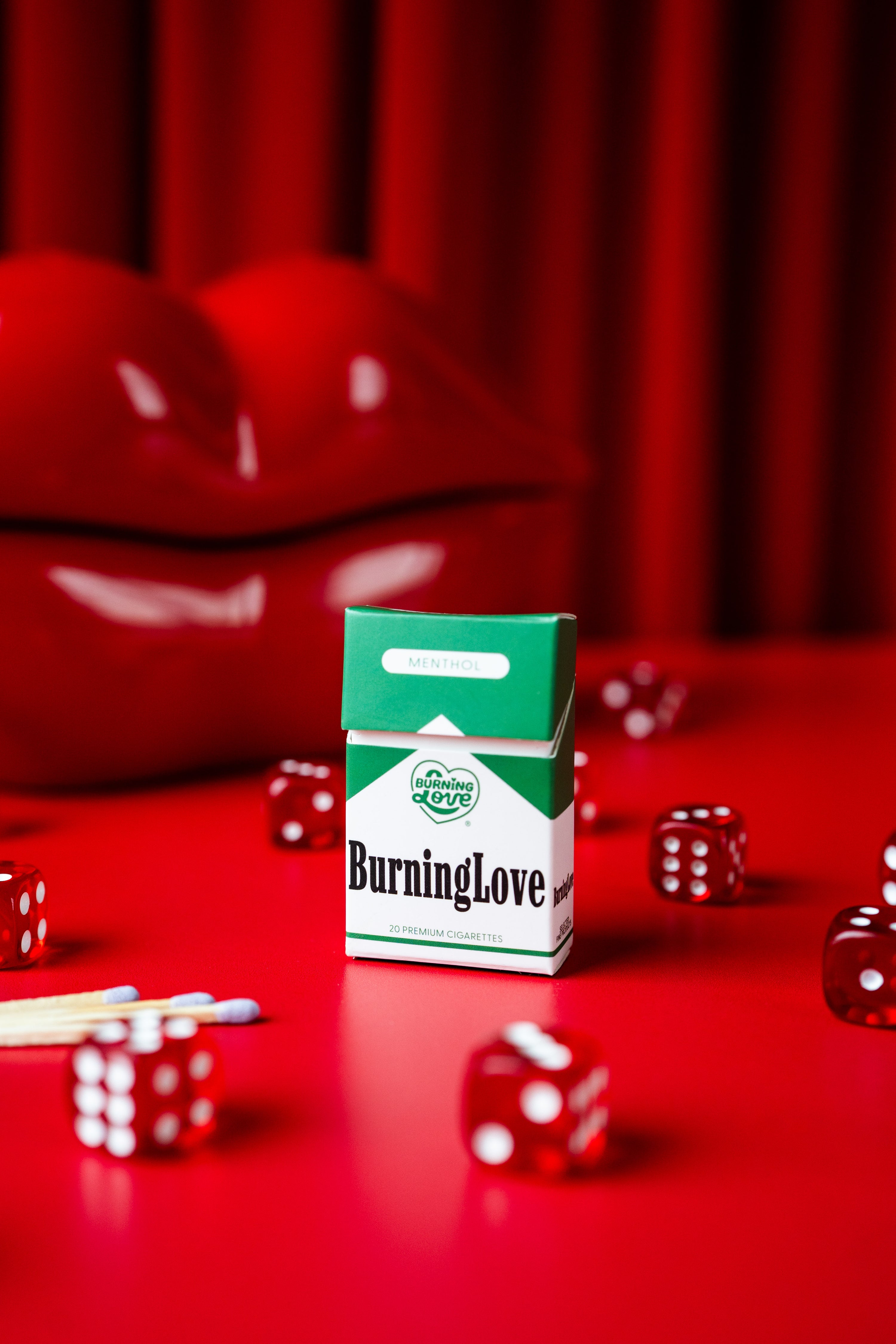 Cig Box Matches- Menthol