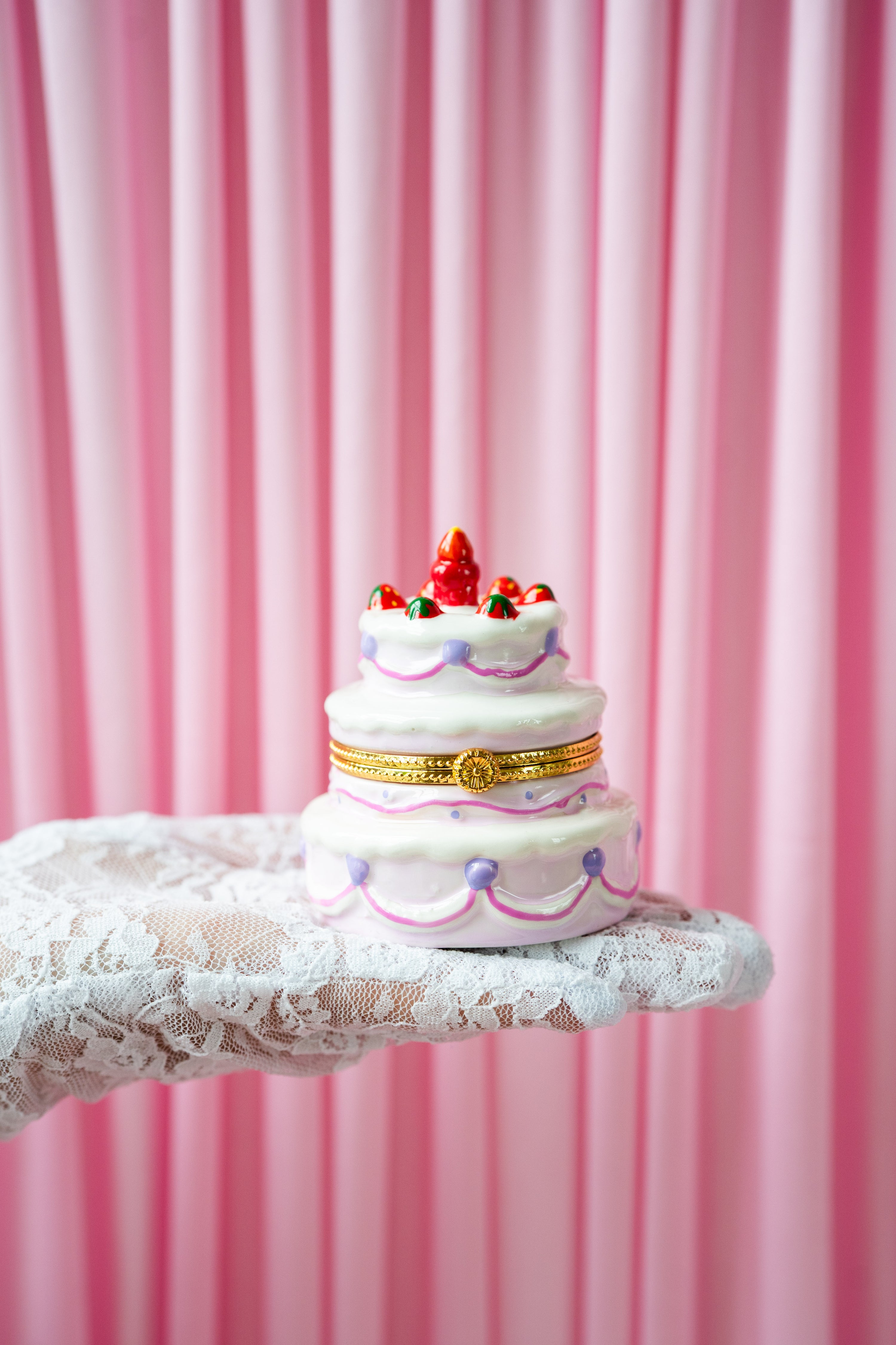 Strawberry Cake Trinket Box