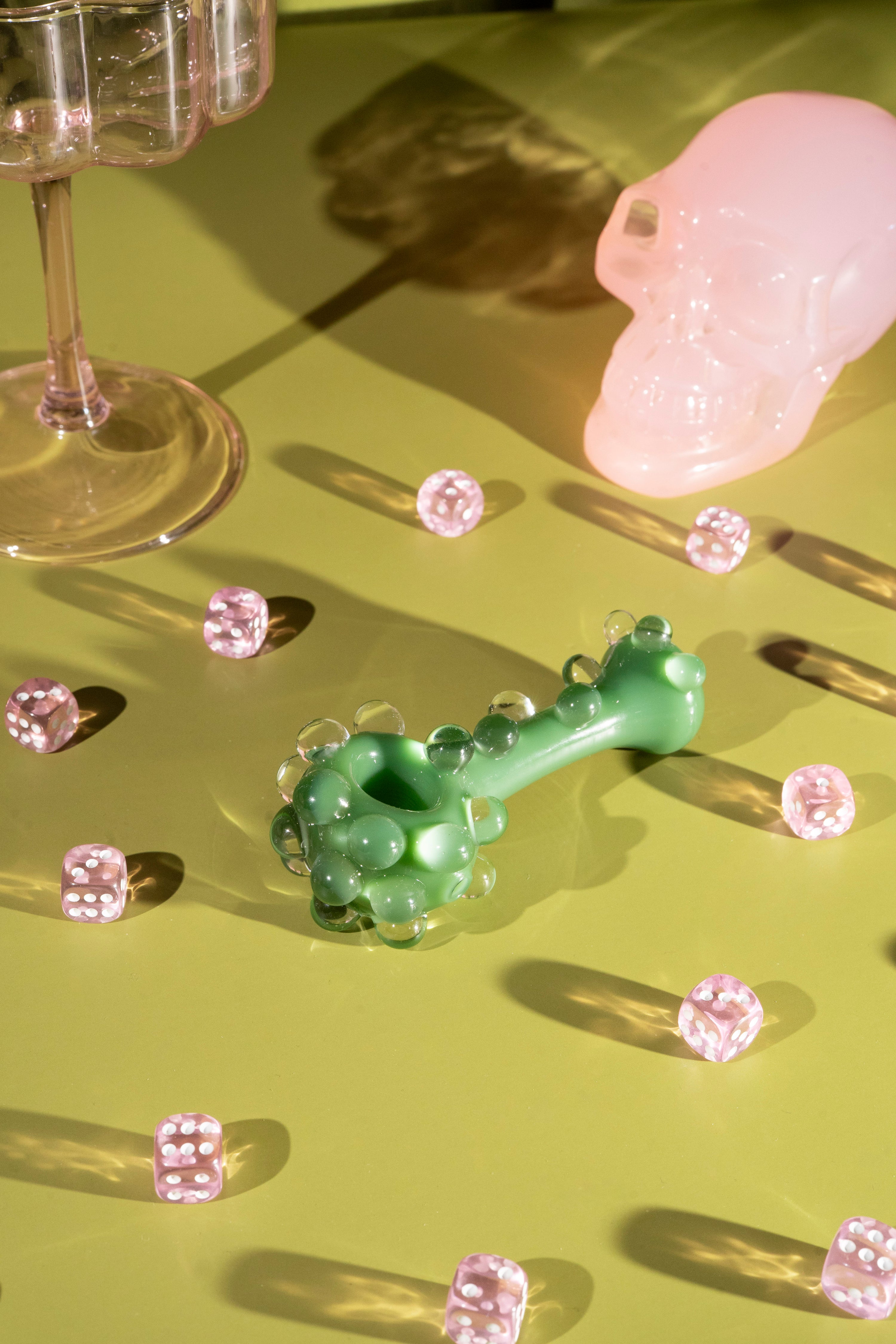 Trypophobia Pipe- Jade Green