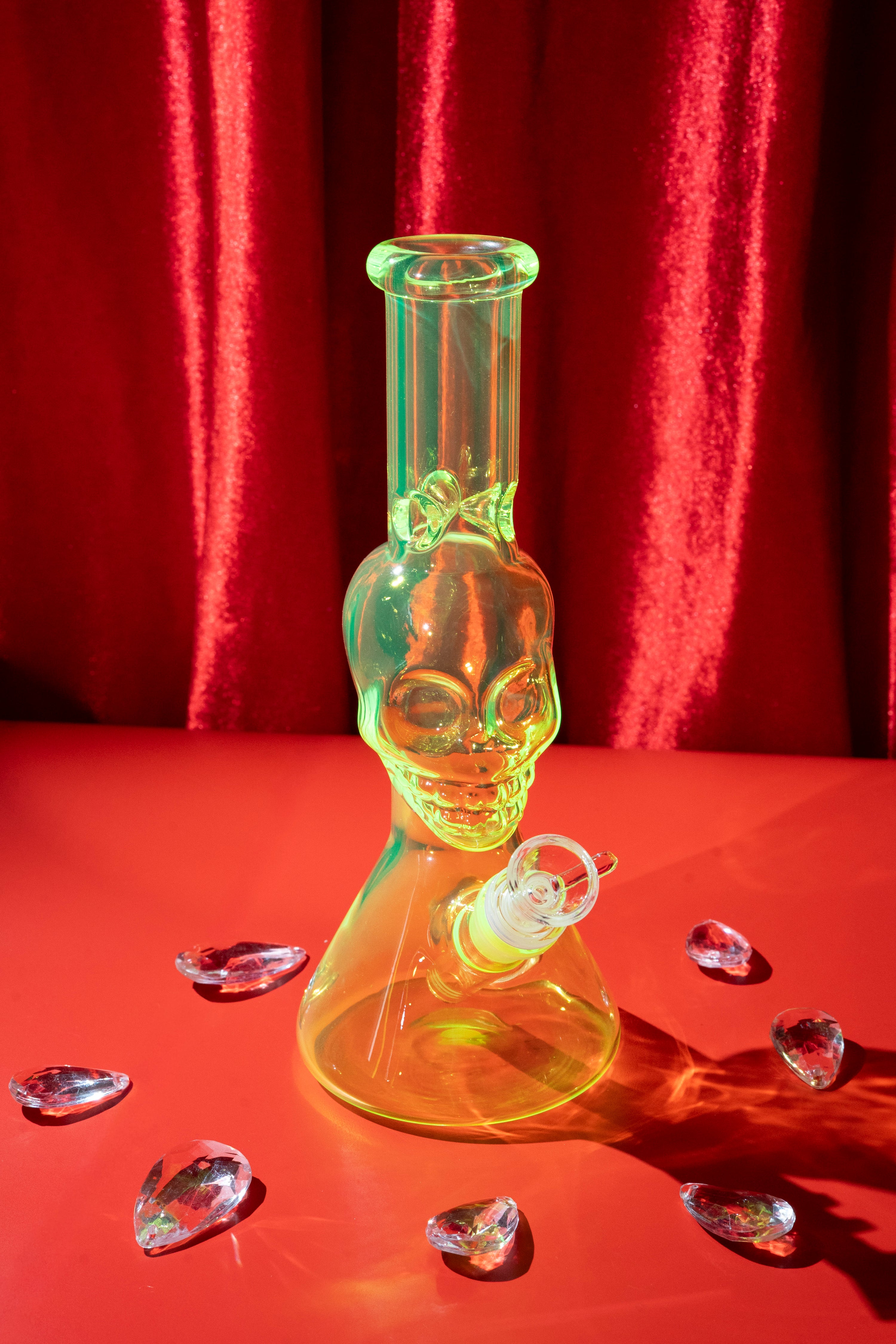 Neon Skull Bong
