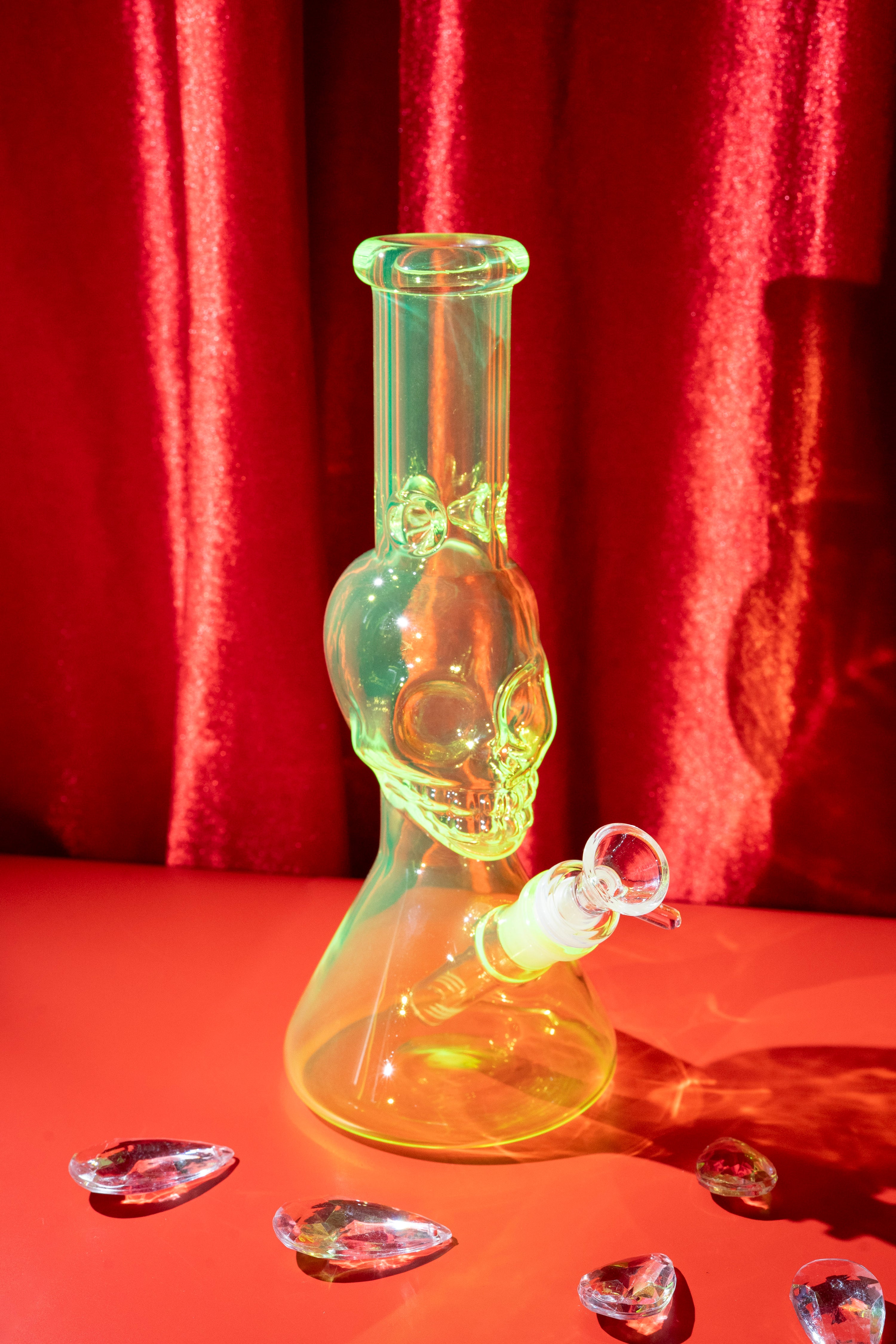 Neon Skull Bong