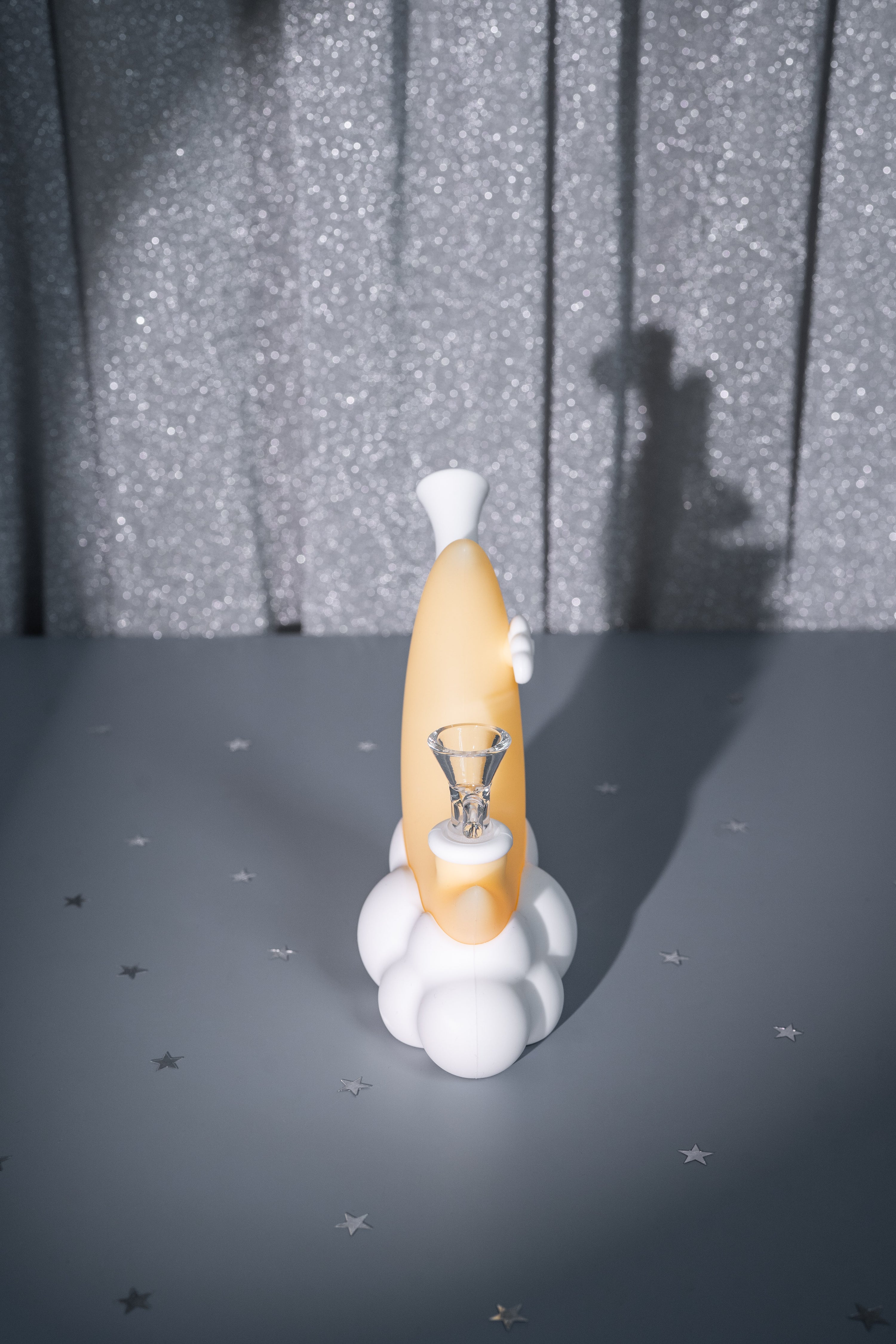 Crescent Moon Silicone Bubbler