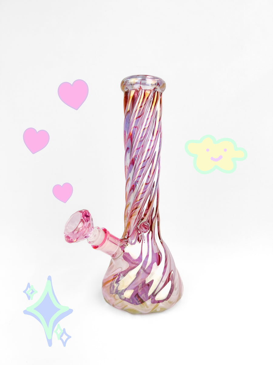 Pink Day Dreamer Beaker Bong