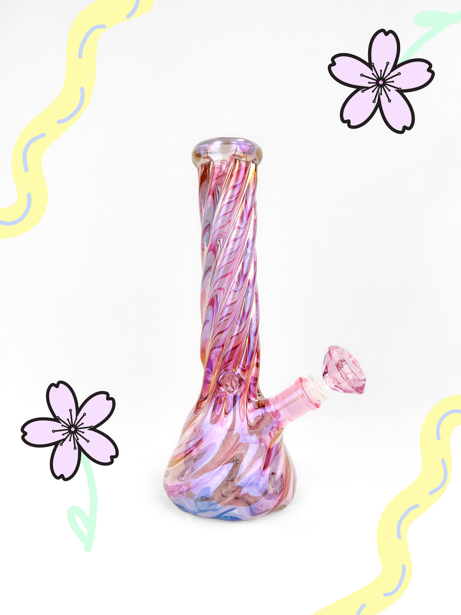 Pink Day Dreamer Beaker Bong