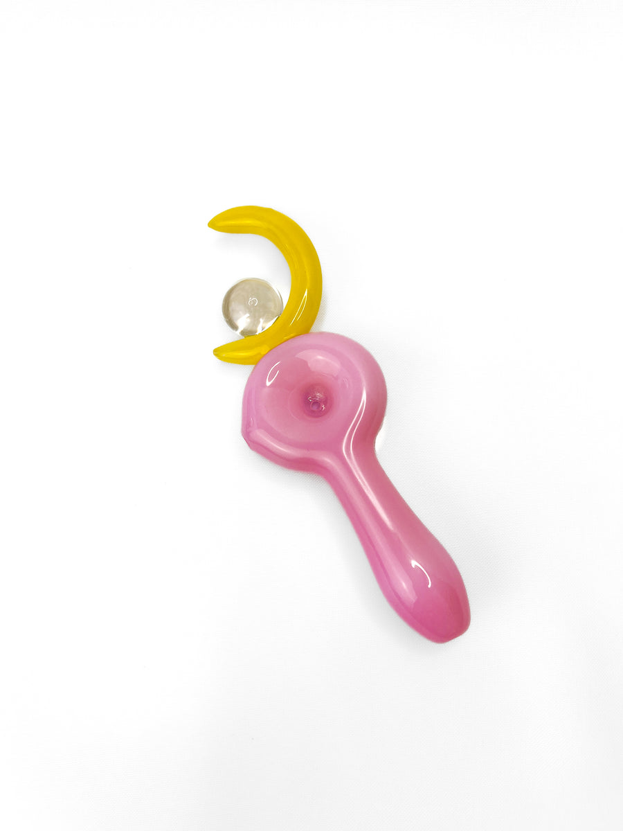 Crescent Moon Wand Pipe