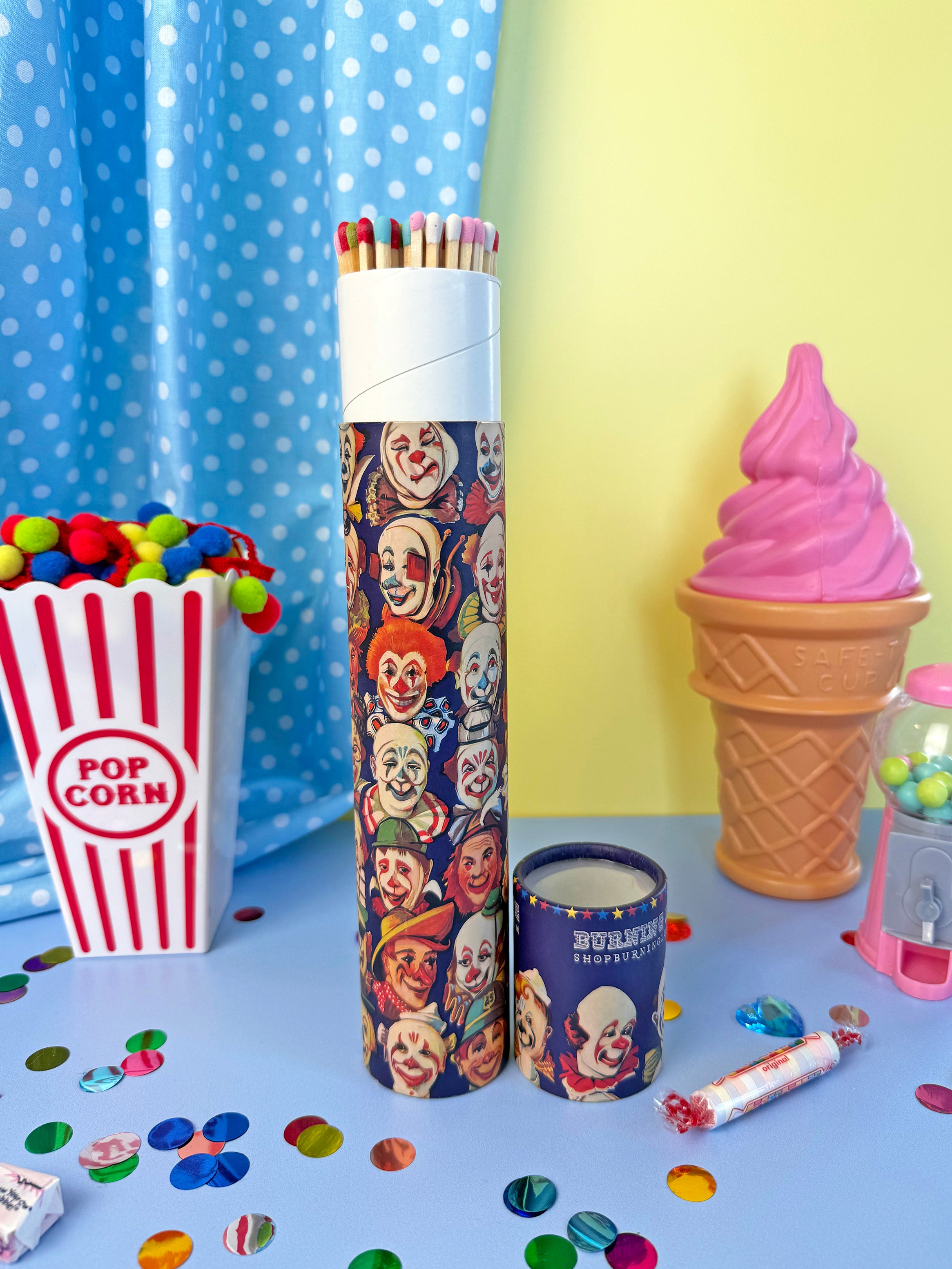 XXL Clown Cylinder Matches