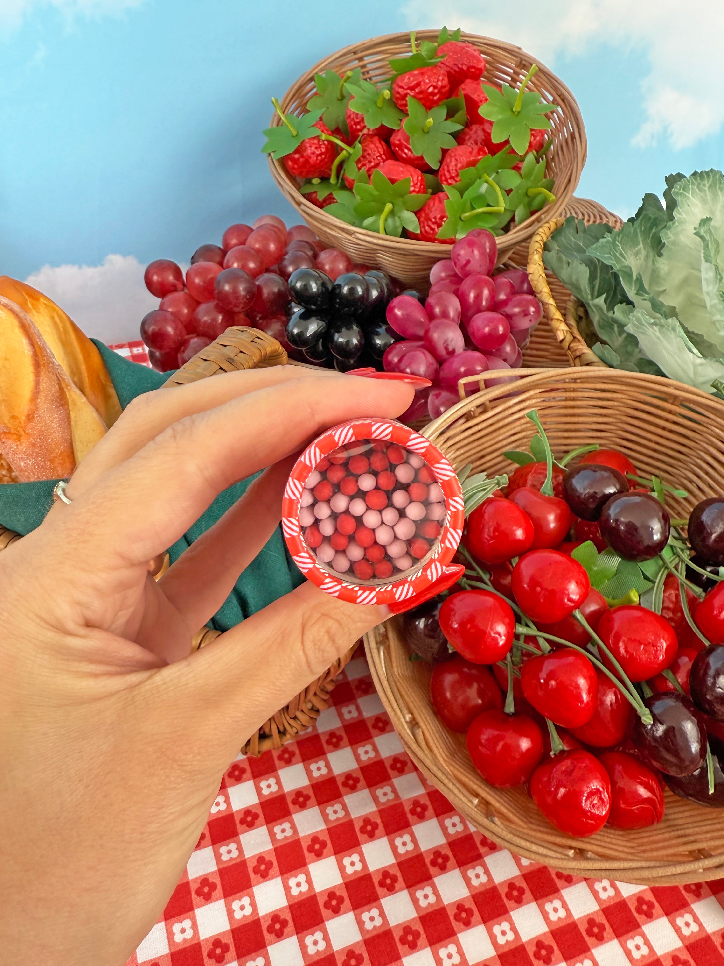 Strawberry Jam Match Jar