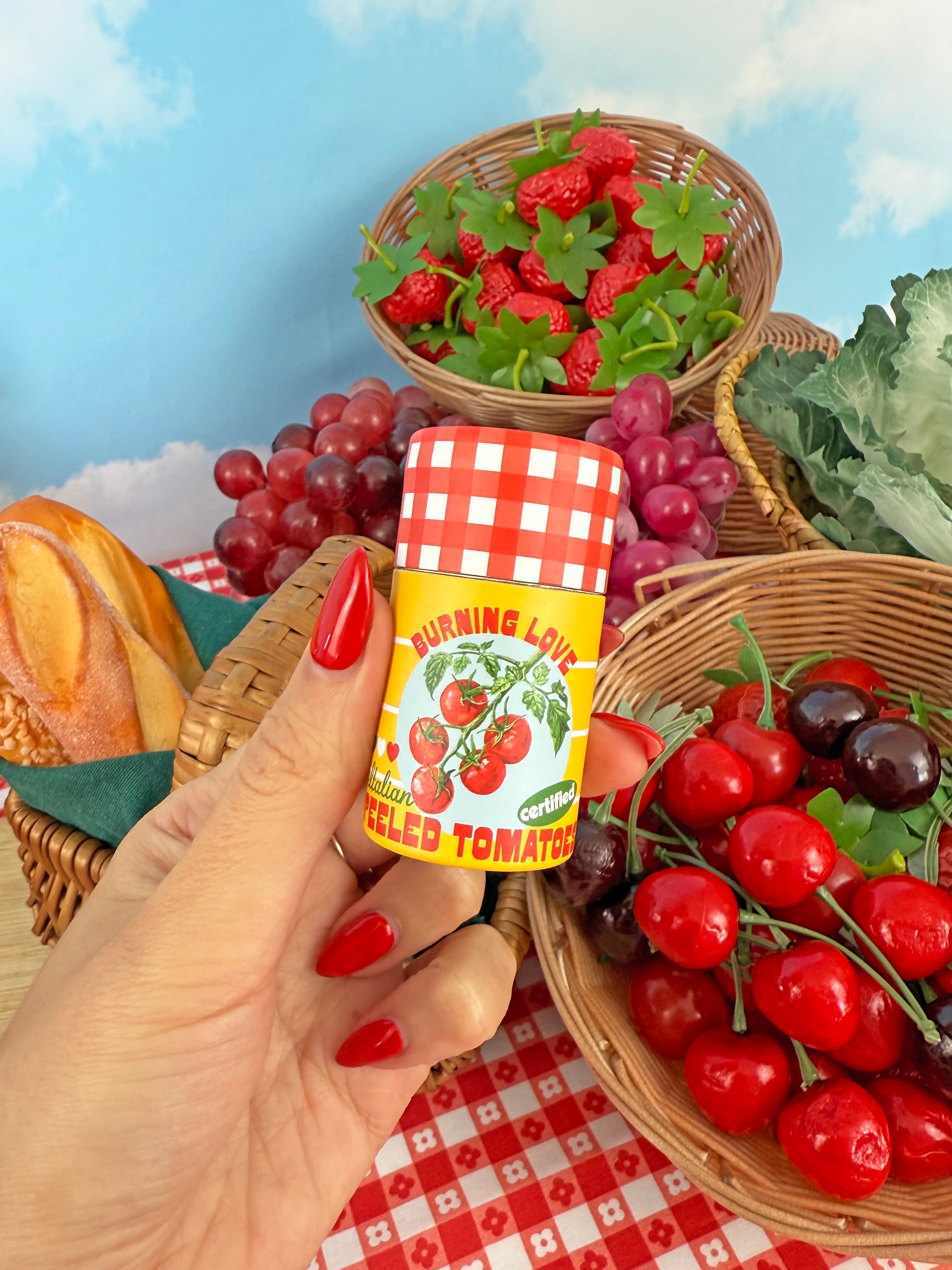 Canned Tomato Match Jar