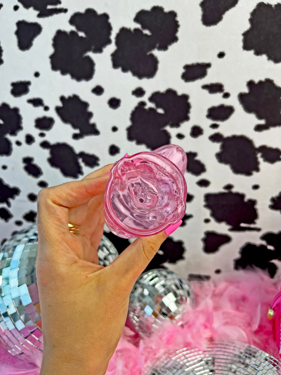 Cowgirl Boot Pipe - Pink