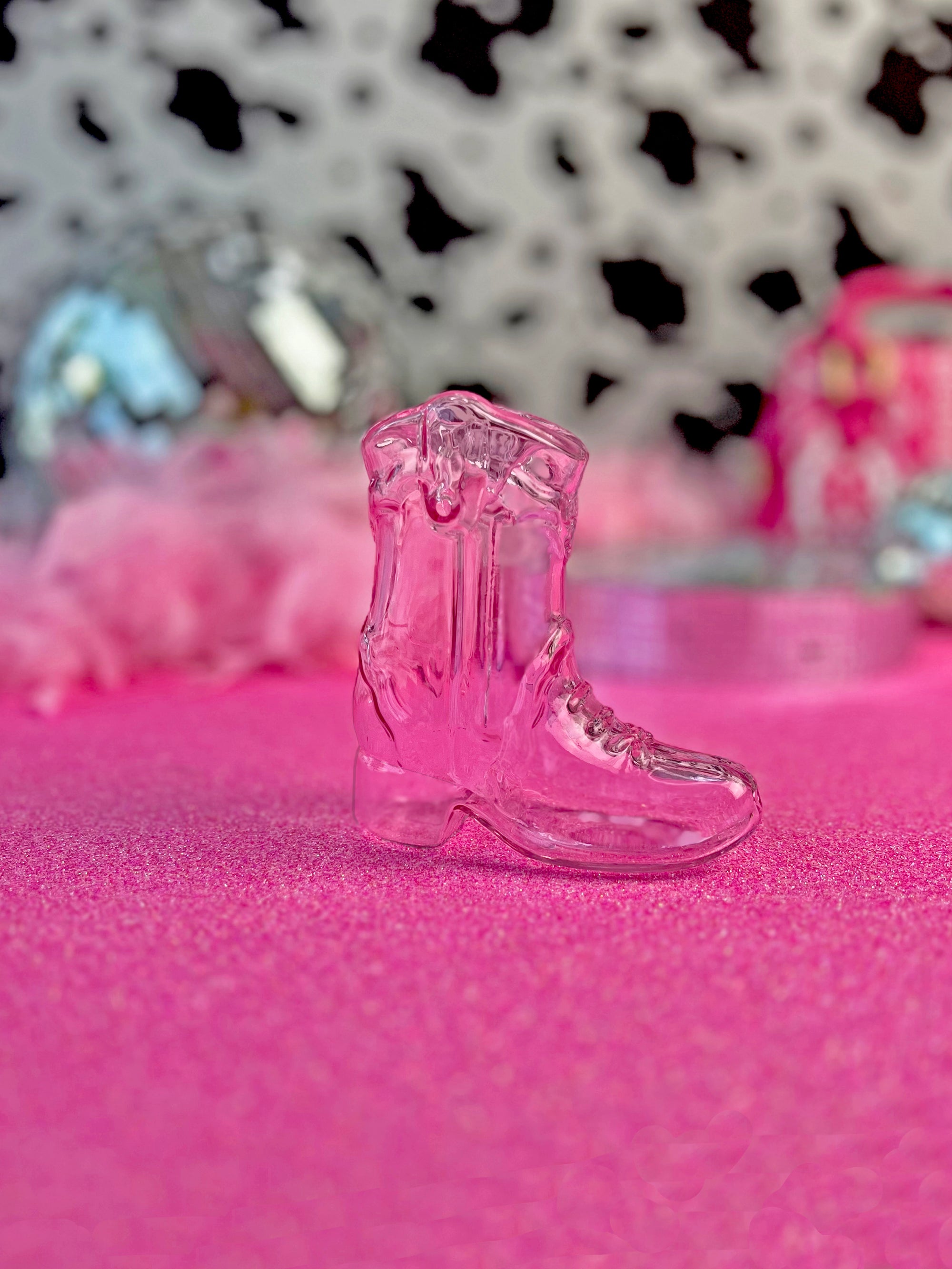 Cowgirl Boot Pipe - Pink