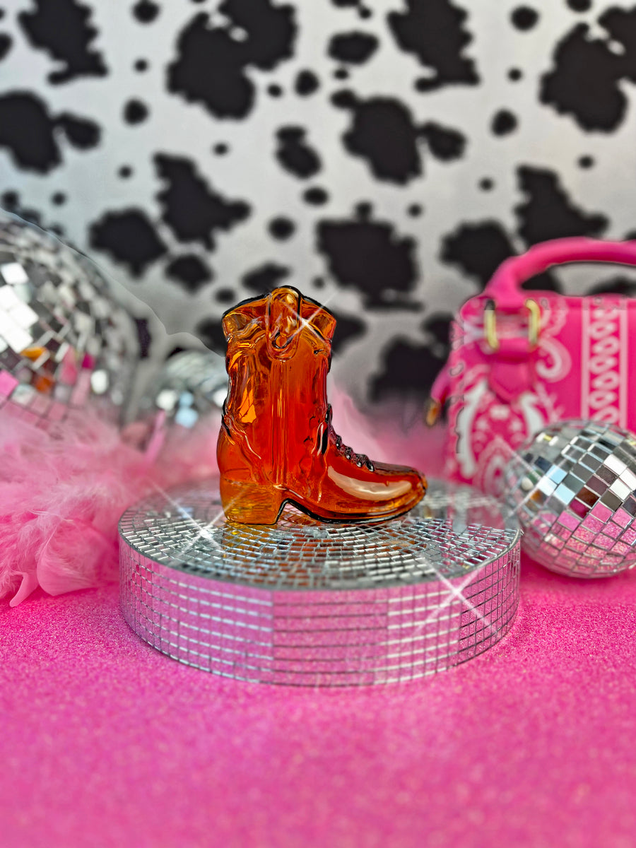 Cowgirl Boot Pipe - Amber