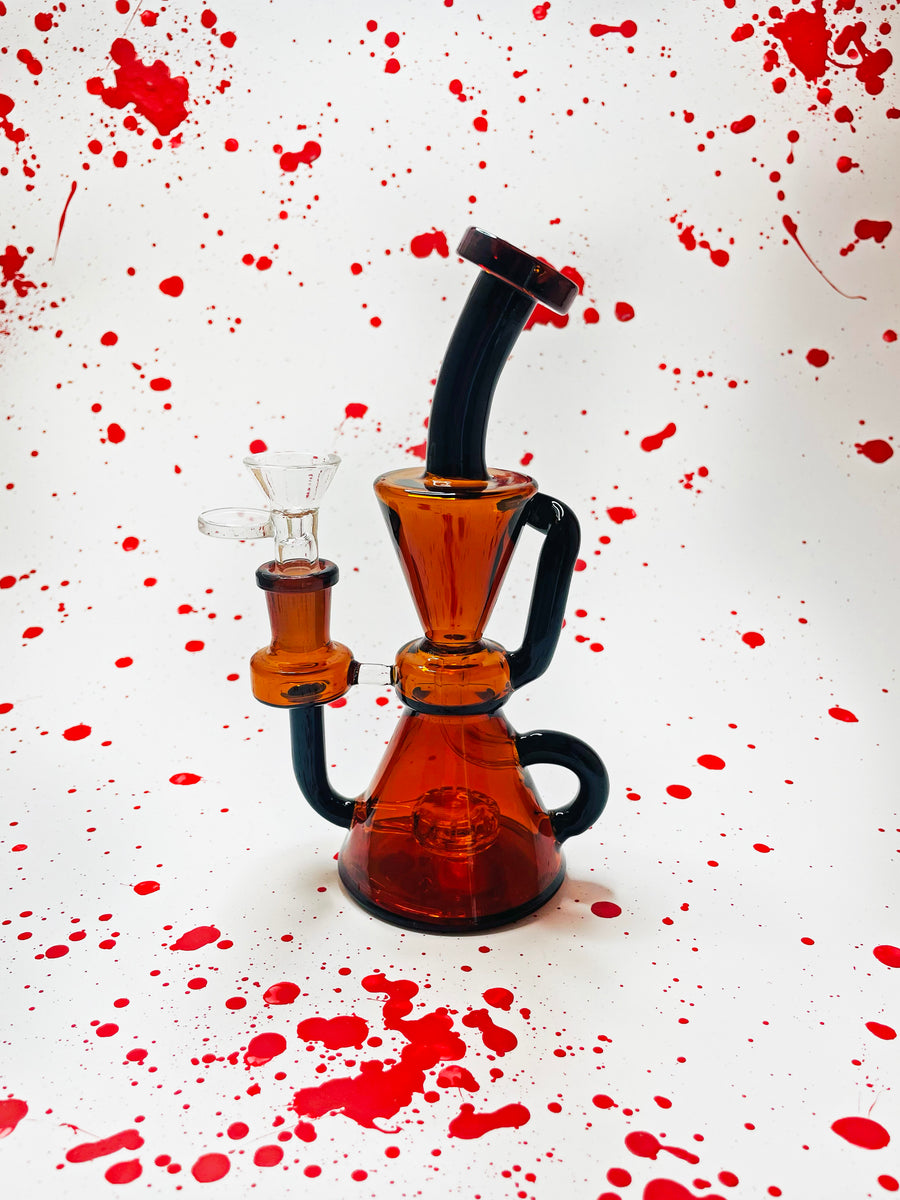 Hourglass Recycler - Amber