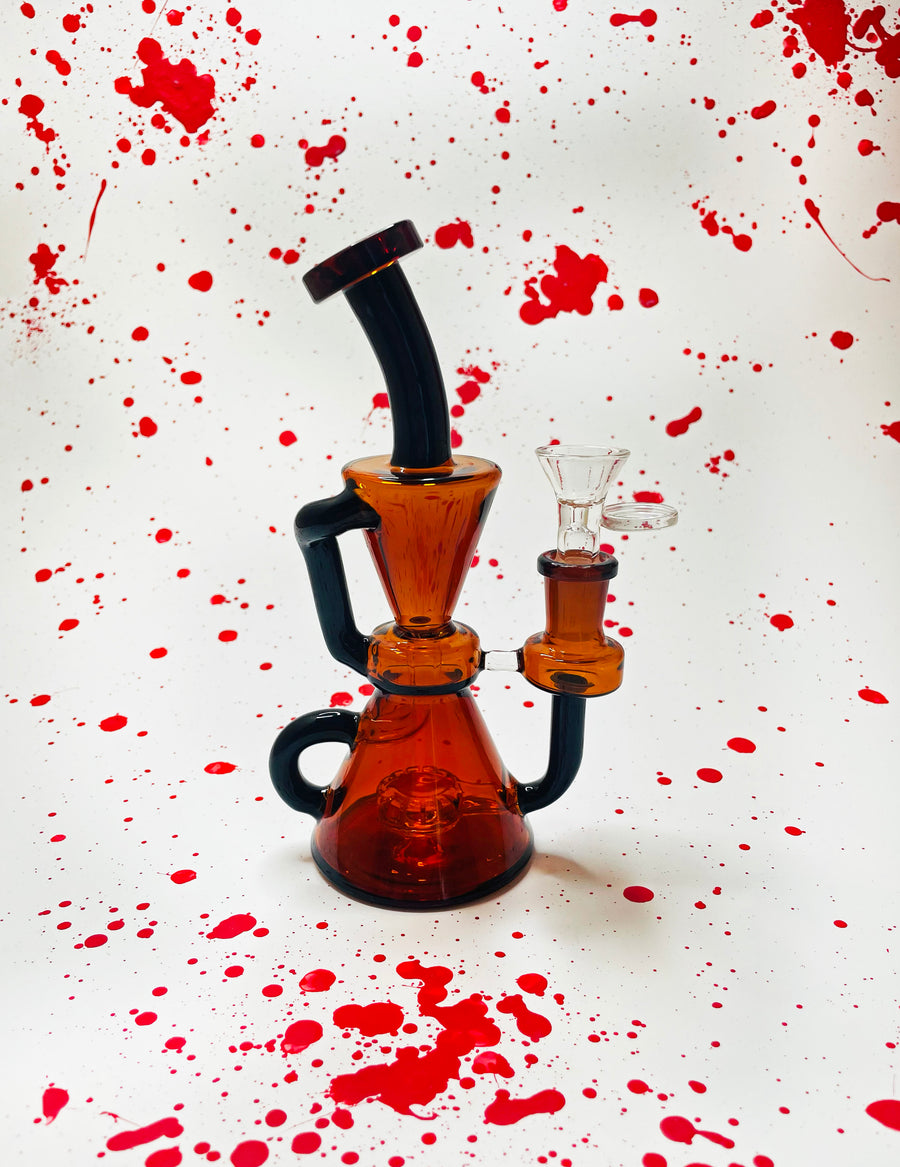 Hourglass Recycler - Amber