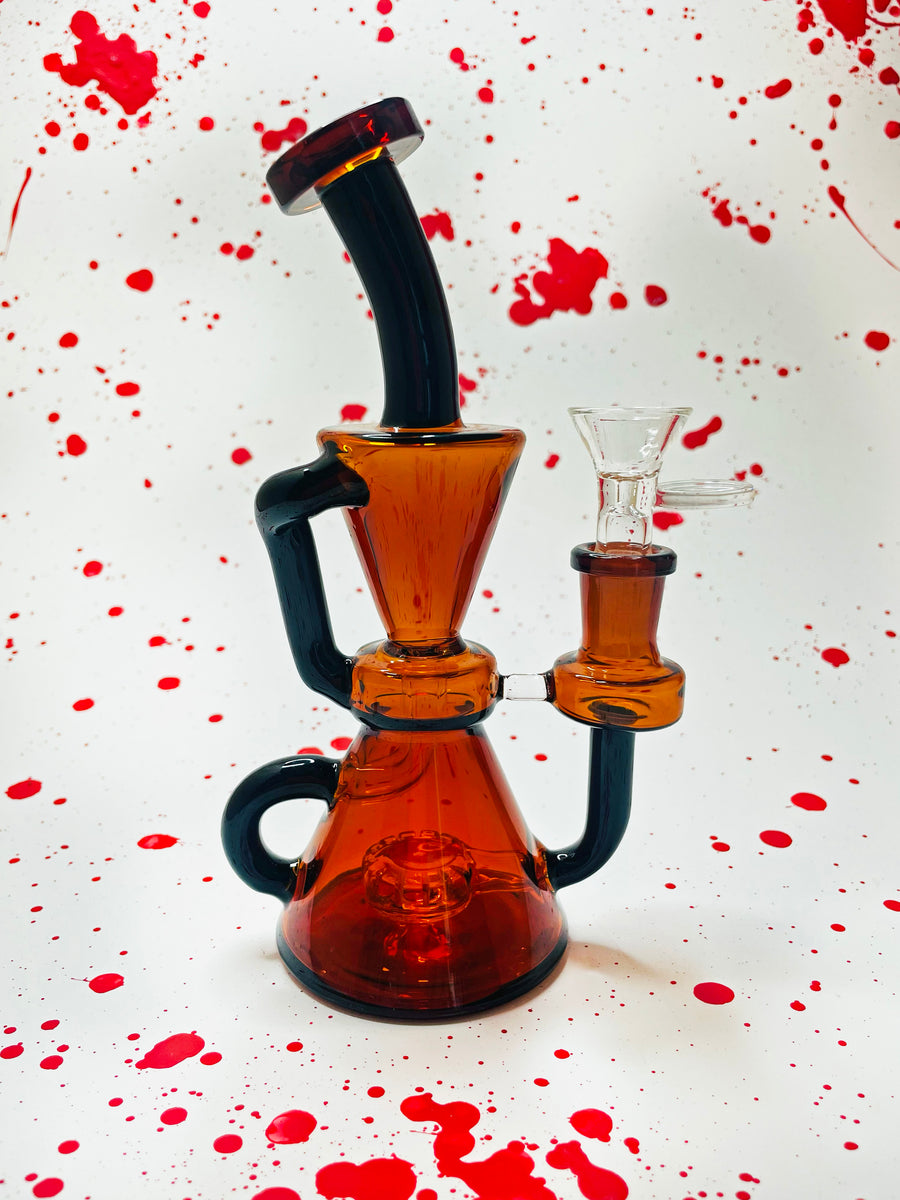 Hourglass Recycler - Amber