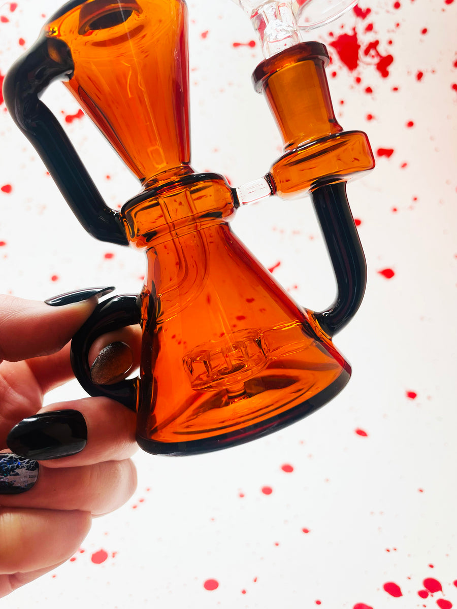 Hourglass Recycler - Amber
