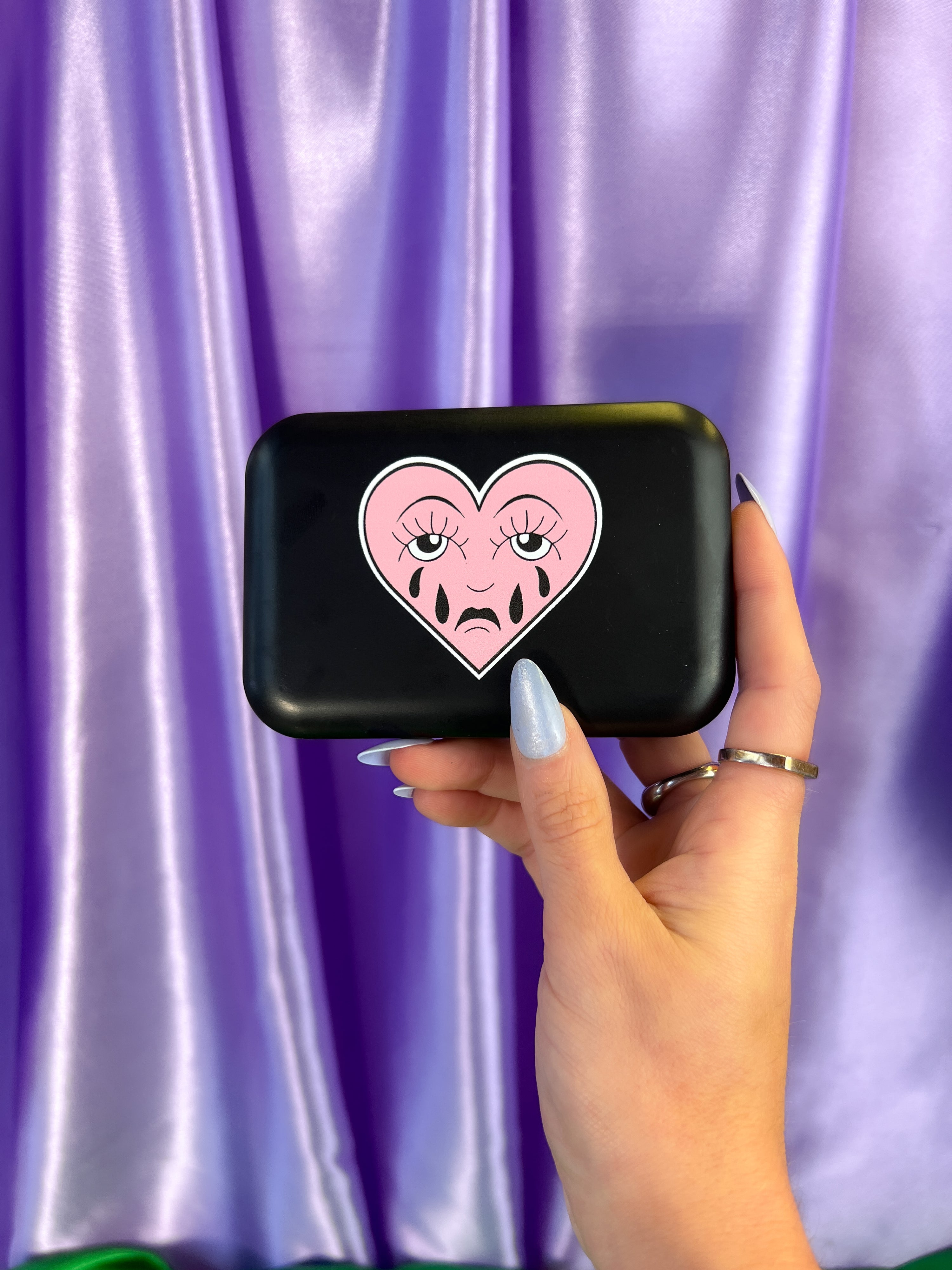 Crying Heart Stash Box