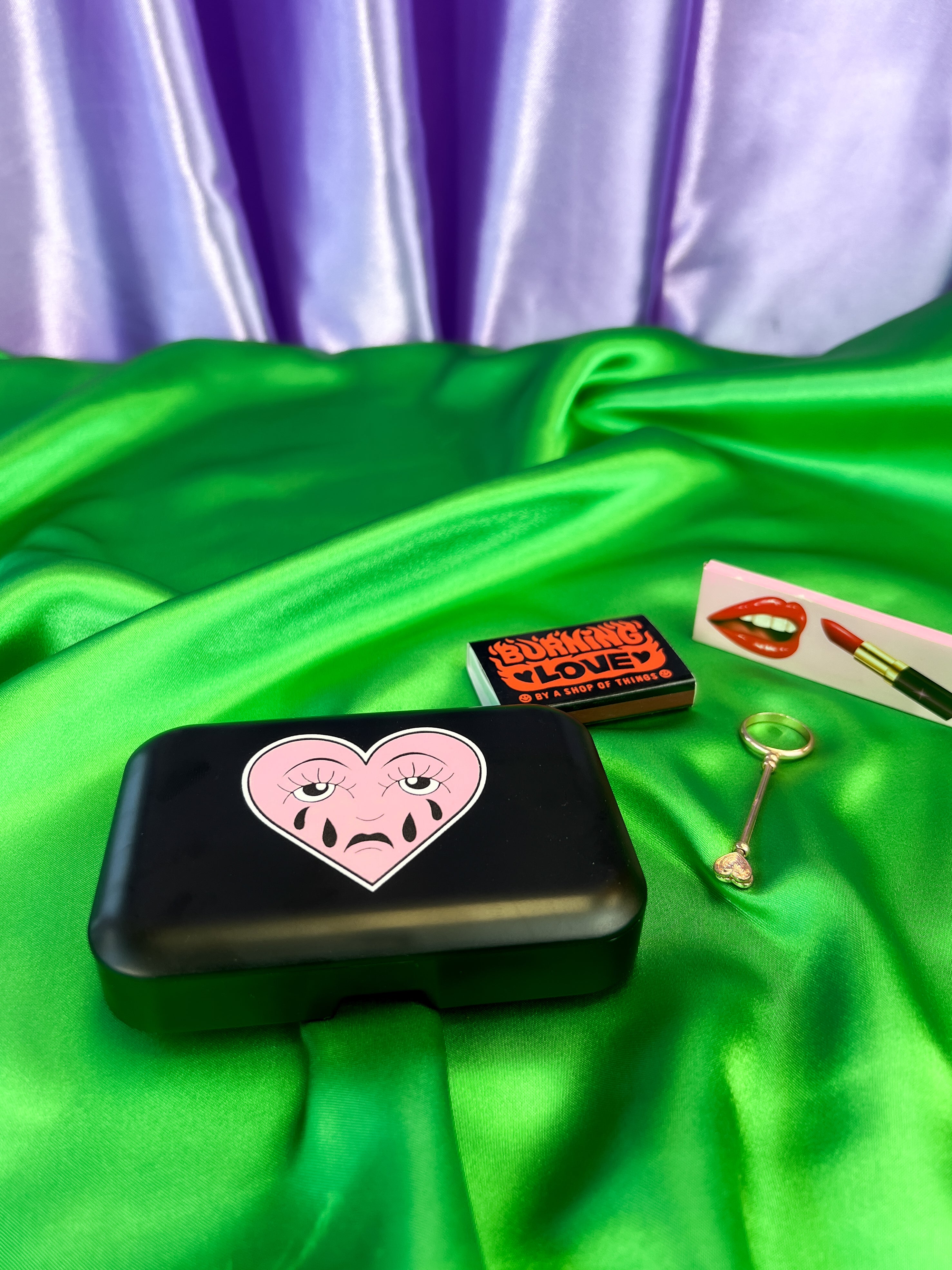 Crying Heart Stash Box