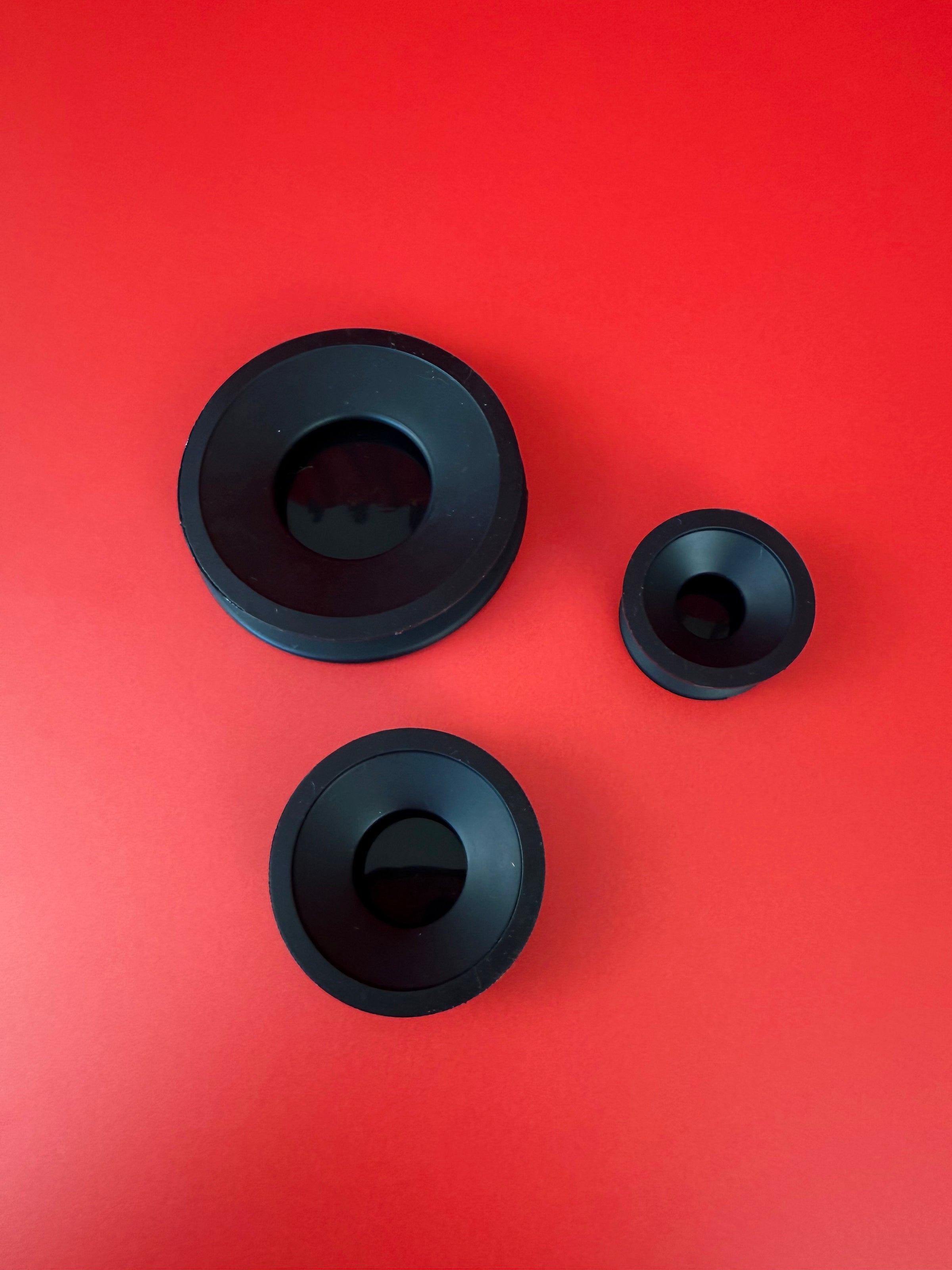 Silicone Bong Cleaning Cap Set- Black