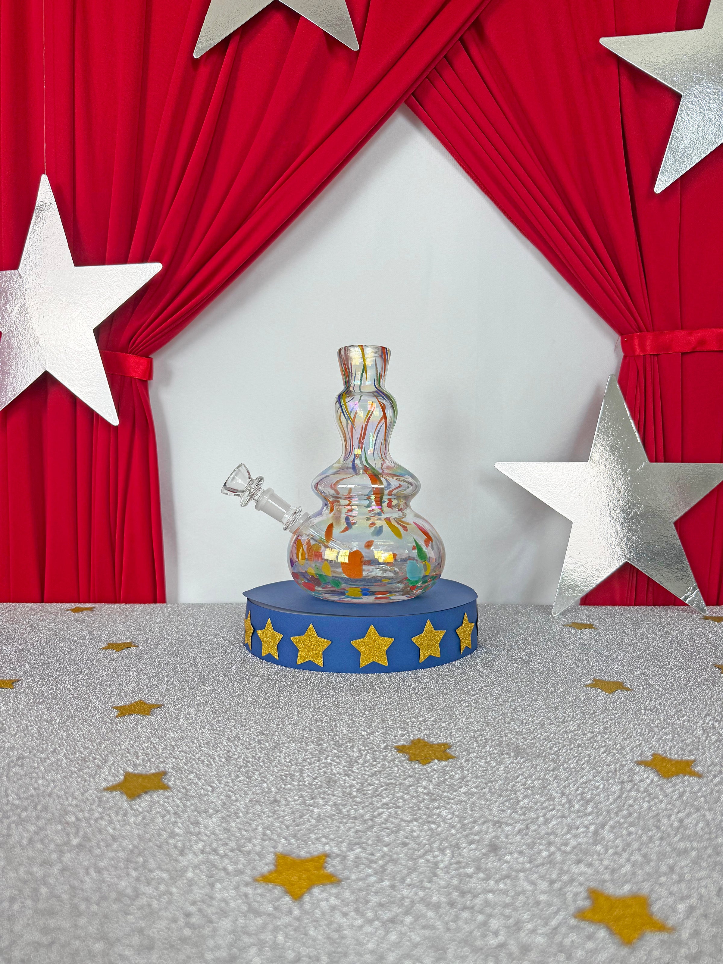 Rainbow Soft Glass Bong