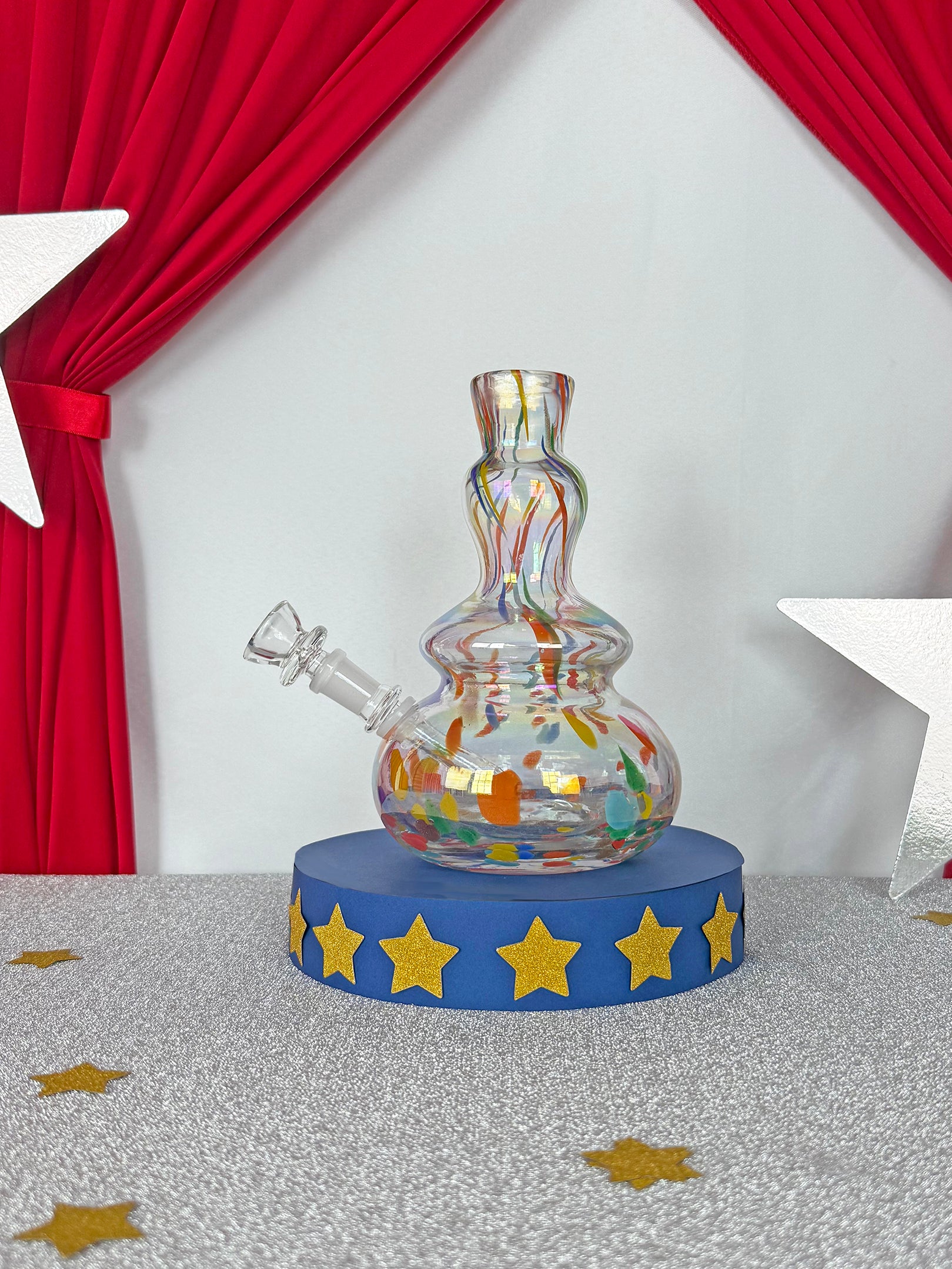 Rainbow Soft Glass Bong