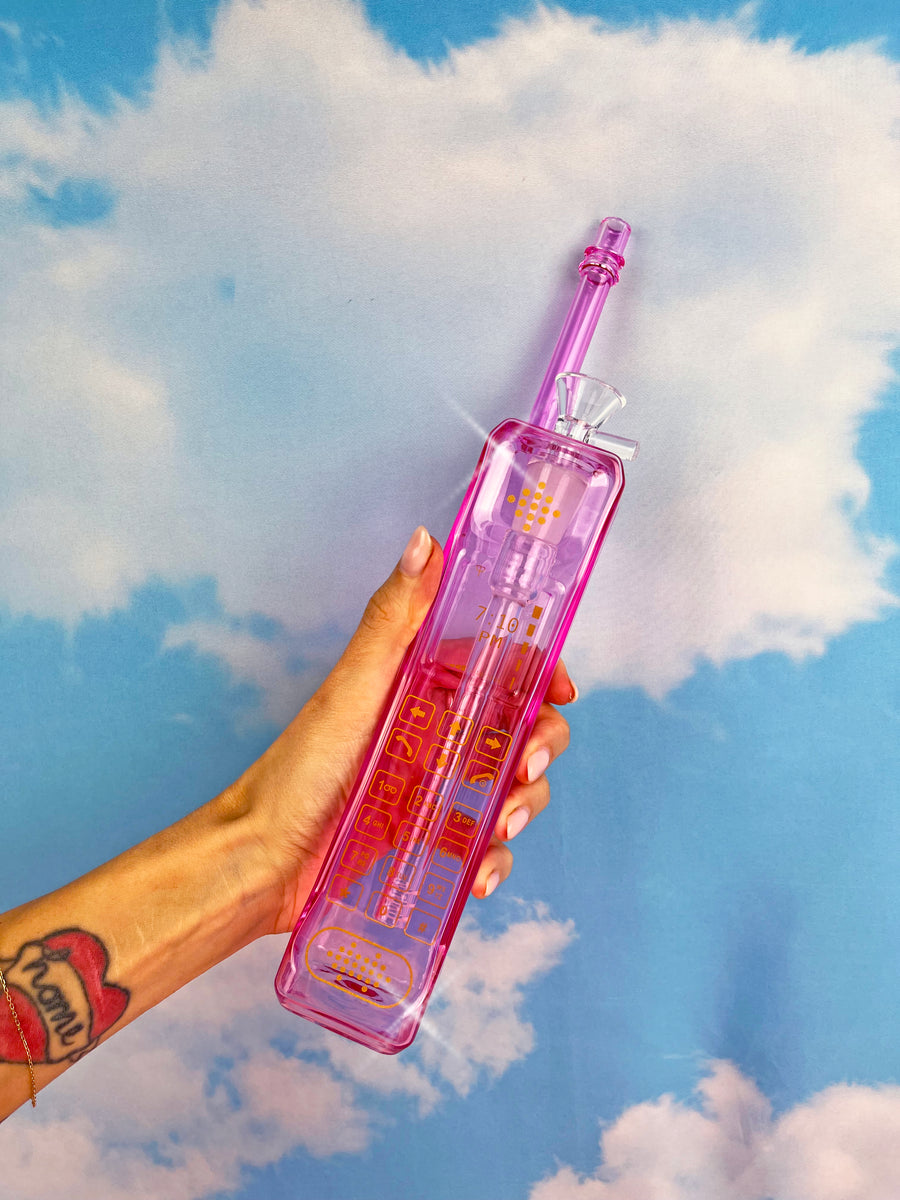 Cell Phone Bong- Pink